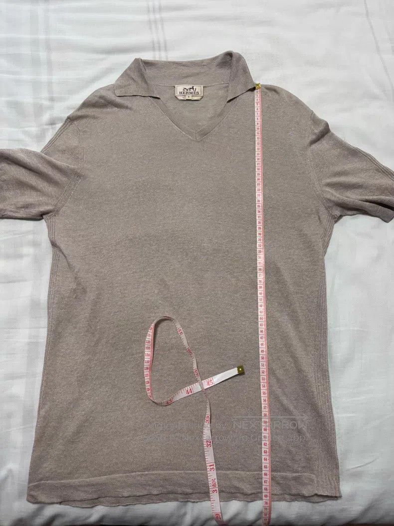 Hermes Hermes Linen and silk blended short-sleeve T-shirt Size US S / EU 44-46 / 1 - 5 Thumbnail