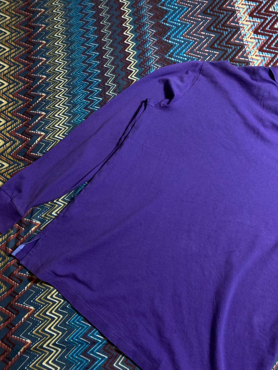 Polo Ralph Lauren × Vintage Polo Golf Ralph Lauren sweater jumper purple basic half Size US L / EU 52-54 / 3 - 7 Thumbnail