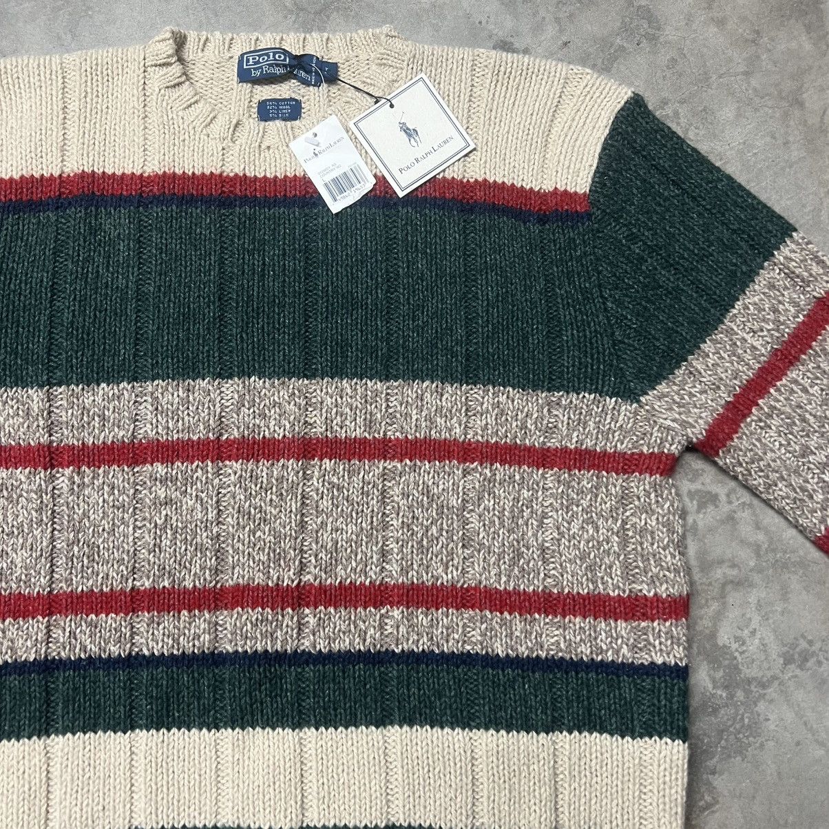 Polo Ralph Lauren × Ralph Lauren × Vintage Vintage 2000’s Polo Ralph Lauren Essential Knitted Sweater Size US L / EU 52-54 / 3 - 1 Thumbnail