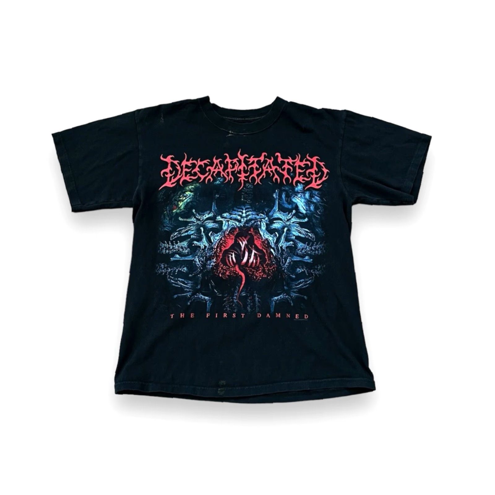 Anvil VINTAGE 2007 Decapitated T-Shirt The First Damned Death Metal Band Mens Medium Black Crew Neck Short Sleeve UNISEX Adults Graphic Print Size US M / EU 48-50 / 2 - 2 Thumbnail