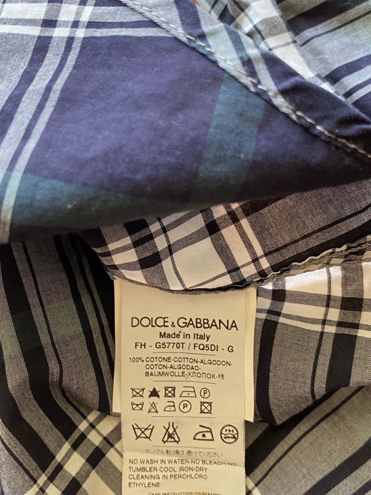 Dolce & Gabbana D&G Gold Pearlsnap Button Up Shirt Size US M / EU 48-50 / 2 - 5 Thumbnail
