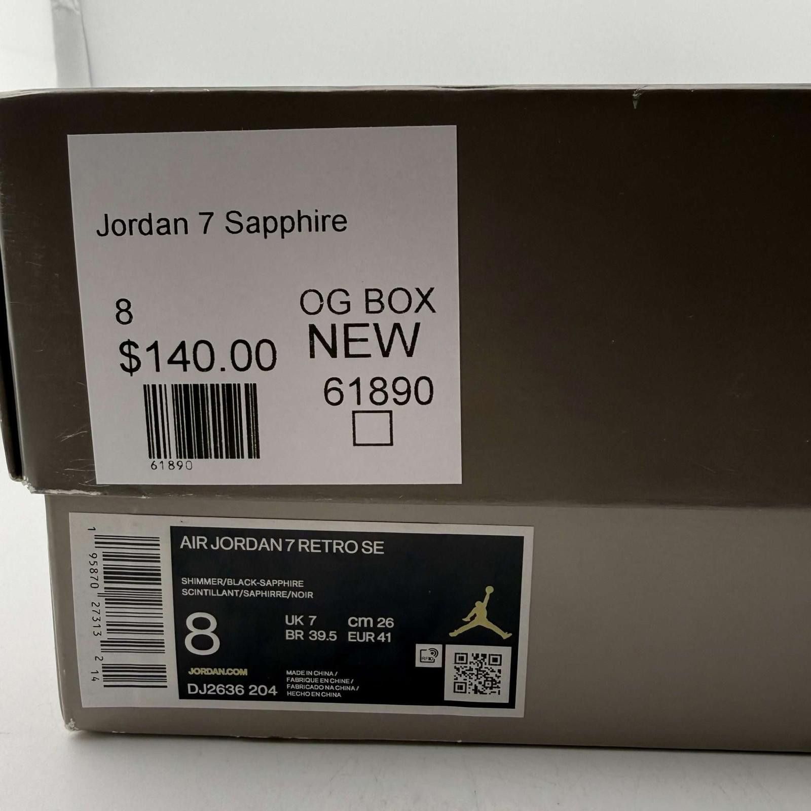Nike Air Jordan 7 Retro SE Sapphire US 8 New with Box Size US 8 / EU 41 - 8 Thumbnail