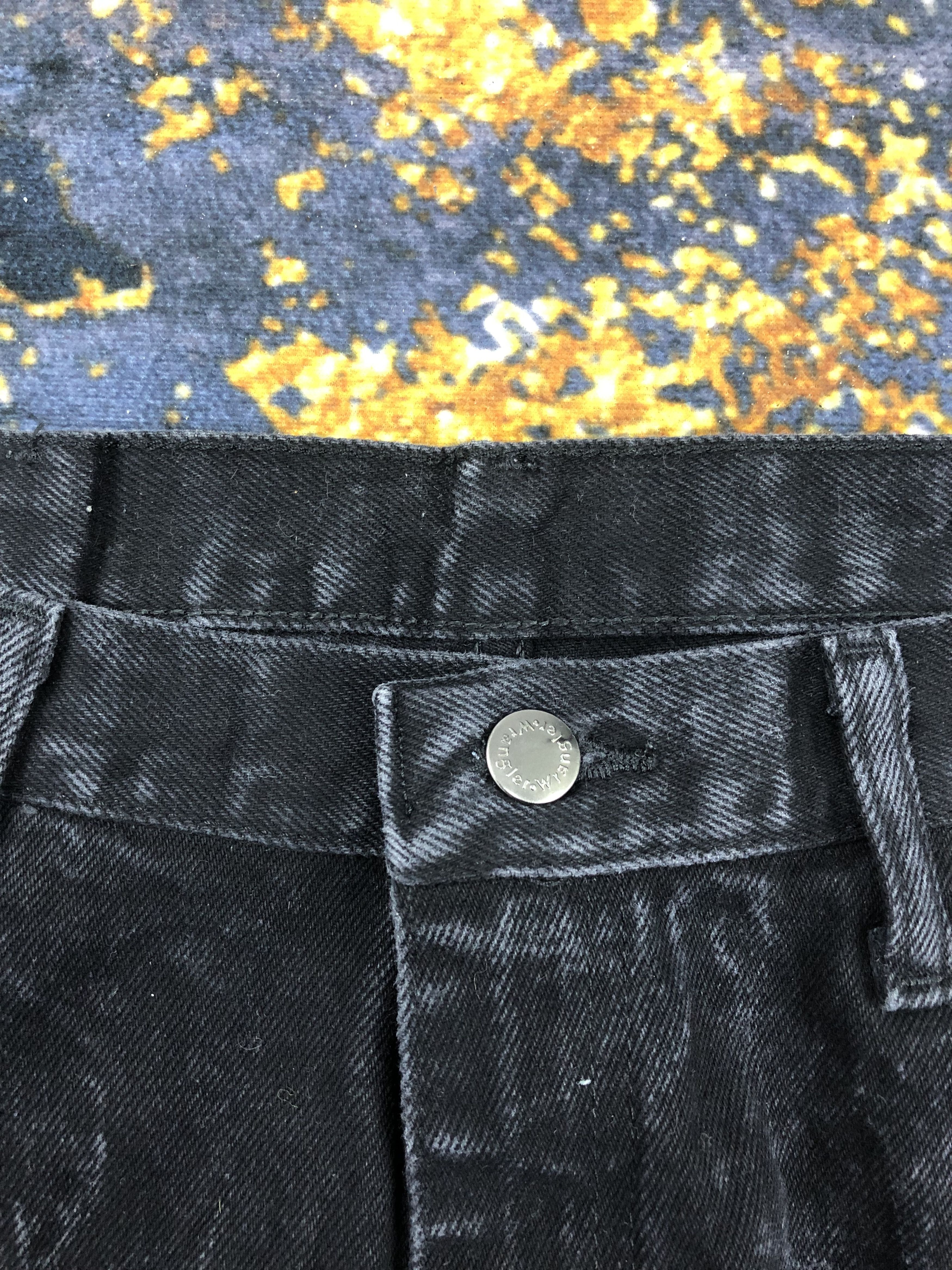 Wrangler Vintage Wrangler Black Denim DPP0266 Size US 35 - 7 Thumbnail