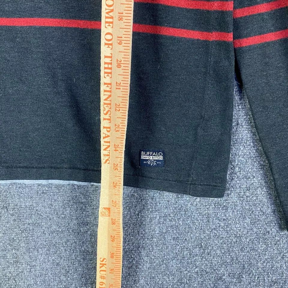 Buffalo David Bitton Buffalo David Bitton Sweater Men's Large Striped Pullover Size US L / EU 52-54 / 3 - 5 Thumbnail