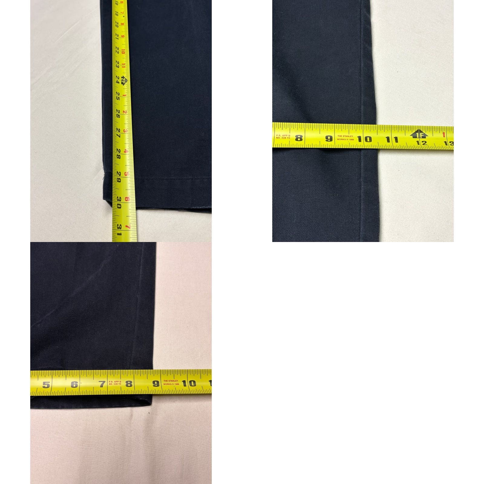 Polo Ralph Lauren VINTAGE Polo Ralph Lauren Mens Classic Fit Pleated Chinos Dark Gray 35x30 Cotton Size US S / EU 44-46 / 1 - 9 Thumbnail