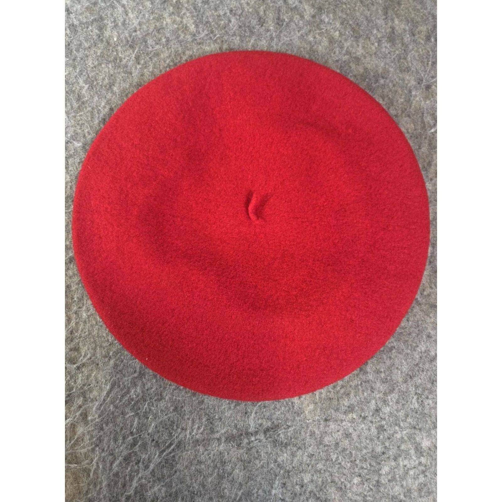 Kangol VINTAGE Kangol Beret 100% Wool Red Classic Britain Adult Unisex 70s 80s Hip Hop UK Red Beret Size ONE SIZE - 2 Thumbnail