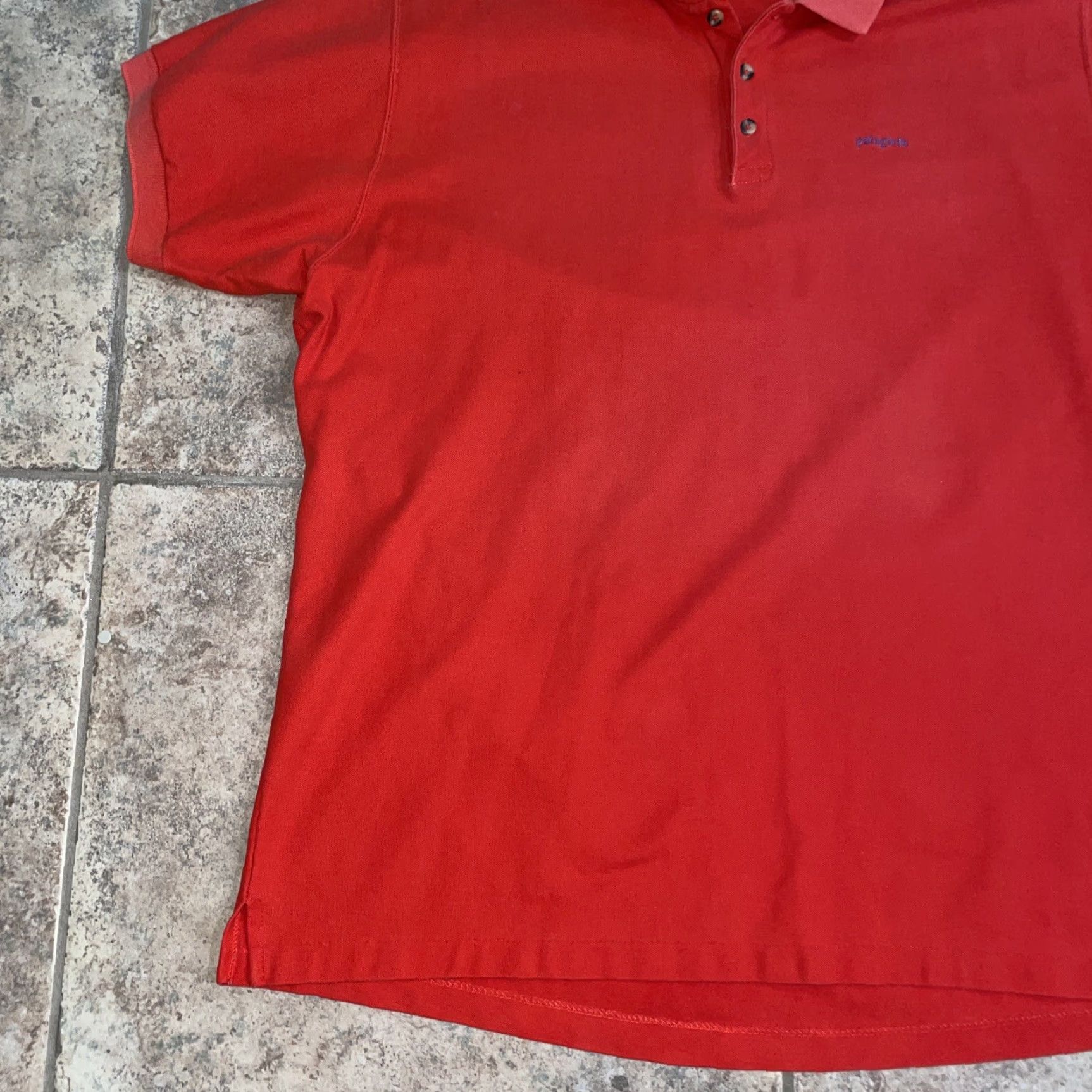 Patagonia Patagonia Golf Shirt Mens Size XL Red 100% Cotton Polo Size US XL / EU 56 / 4 - 3 Thumbnail