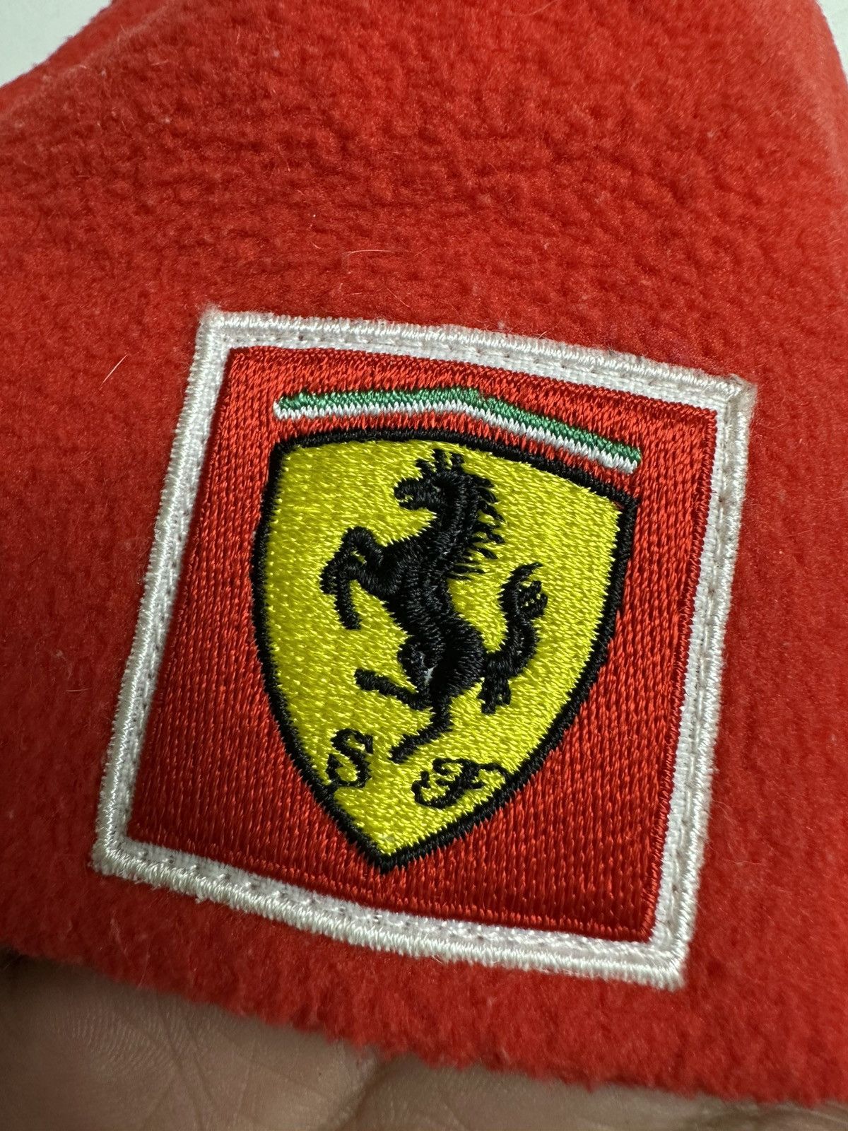 Fila Vintage Retro Fila Scuderia Ferrari F1 Red Beanie Hat Size ONE SIZE - 12 Thumbnail