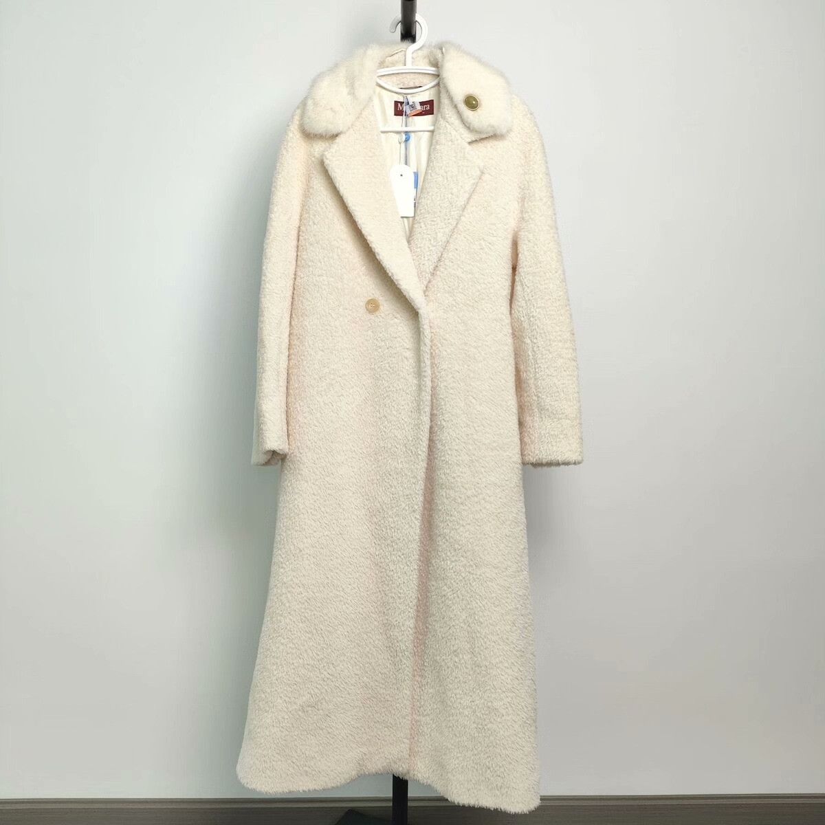 Max Mara Max Mara Wool White Coat XS Women Size XS / US 0-2 / IT 36-38 - 1 Thumbnail