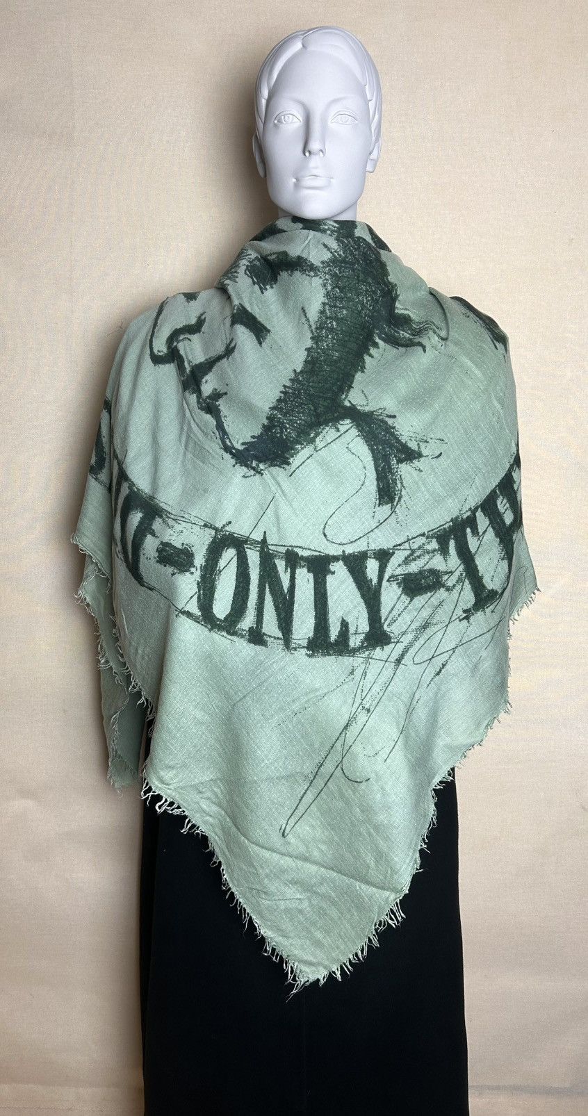Diesel Diesel light green viscose scarf Size ONE SIZE - 6 Thumbnail