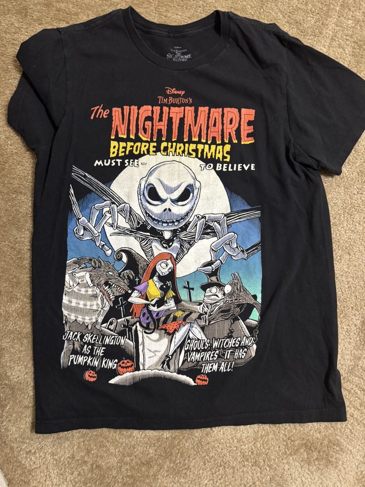 Disney Nightmare before Christmas Size US L / EU 52-54 / 3 - 2 Thumbnail