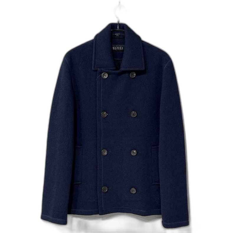 Double-breasted wool coat by Gucci-yf