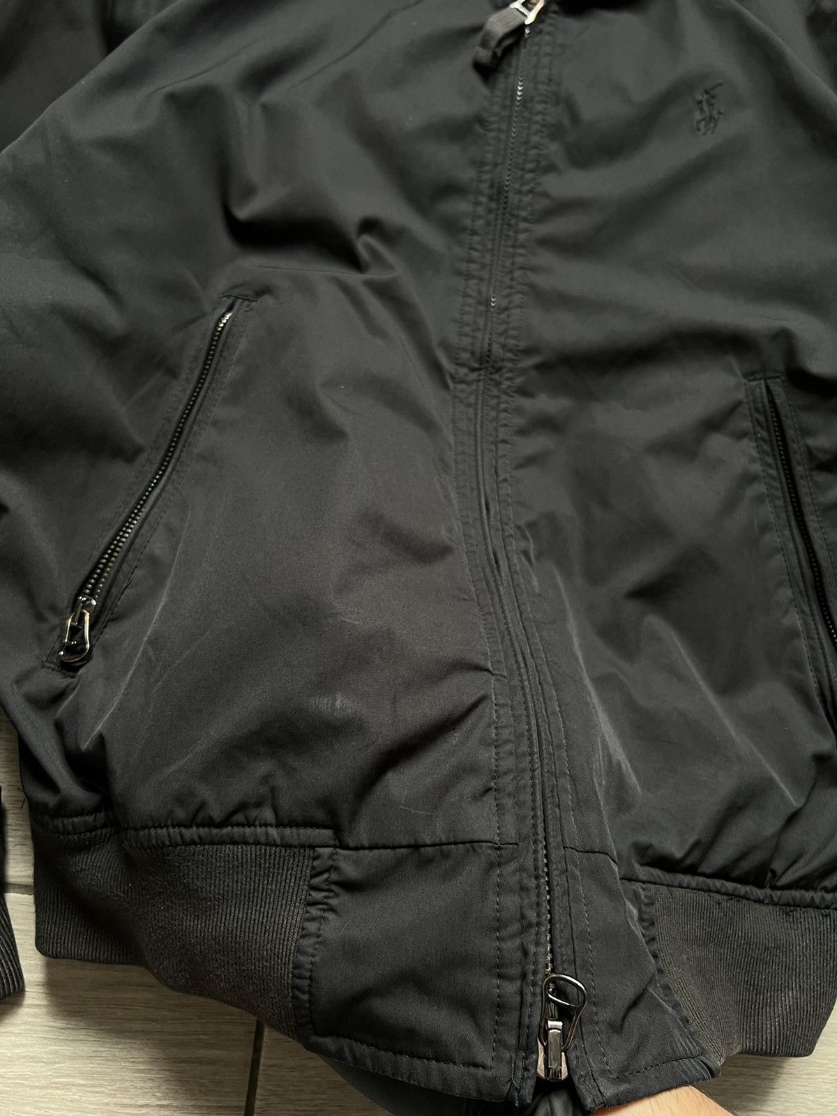 Polo Ralph Lauren Polo Ralph Lauren Bomber Jacket Vintage Black Size US S / EU 44-46 / 1 - 7 Thumbnail