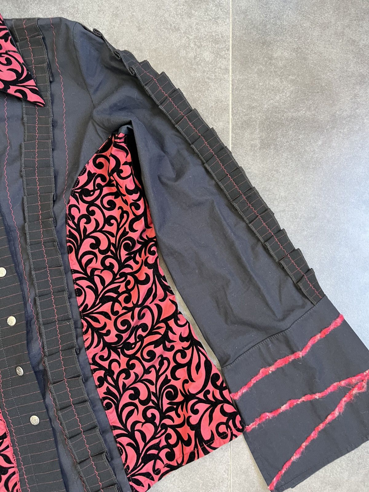 Jean Paul Gaultier Vintage Jean Paul Gaultier Save The Queen blazer Size L / US 10 / IT 46 - 7 Thumbnail