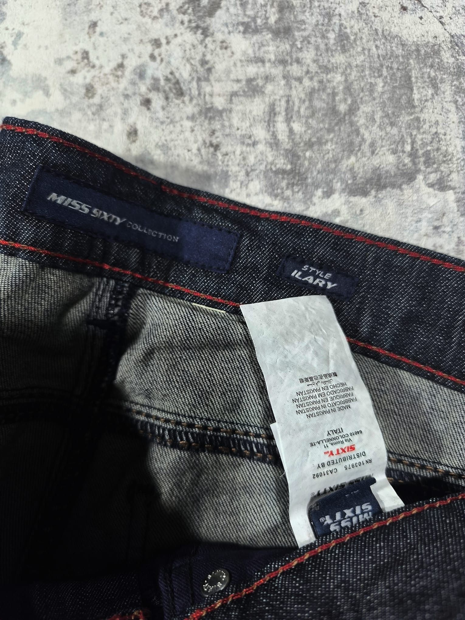 Miss Sixty y2k miss sixty indigo denim jeans low rise Size 29" - 5 Thumbnail