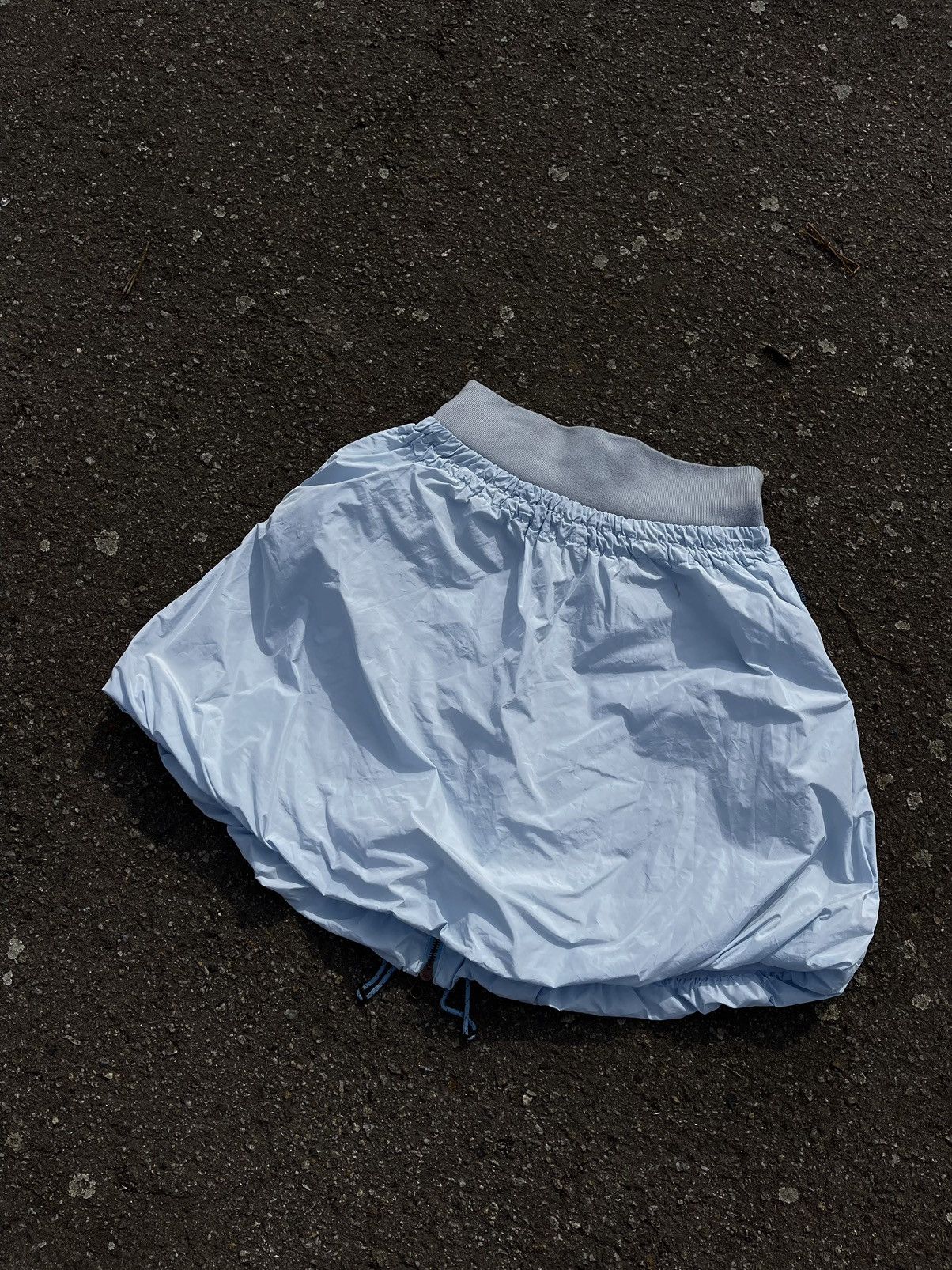 JET SET 90’s Jet Set Avant Garde Blue Nylon Vintage Zip Skirt Size 26" / US 2 / IT 38 - 9 Thumbnail