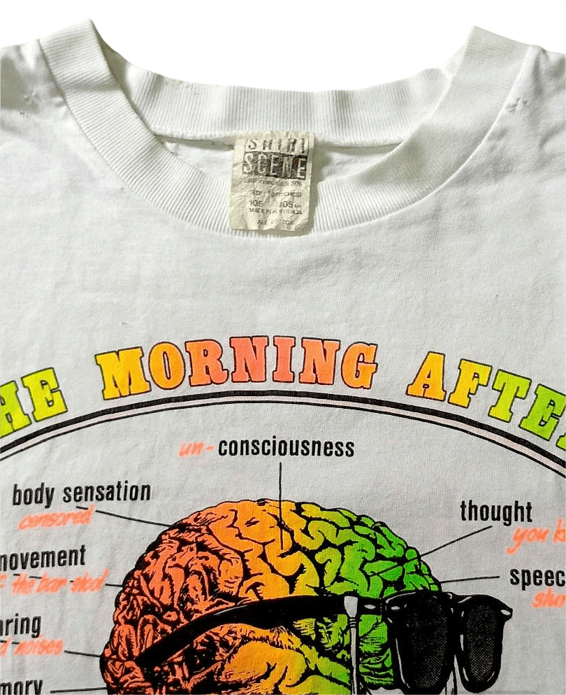 Vintage Vintage 90s Humor Oversized T-shirt Size US XL / EU 56 / 4 - 2 Thumbnail