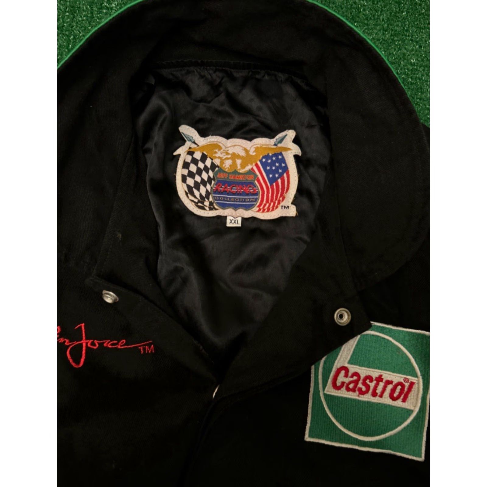 Hamilton VINTAGE Castrol GTX Racing NASCAR Jeff Hamilton Leather Varsity Jacket XXL Size US XXL / EU 58 / 5 - 3 Thumbnail