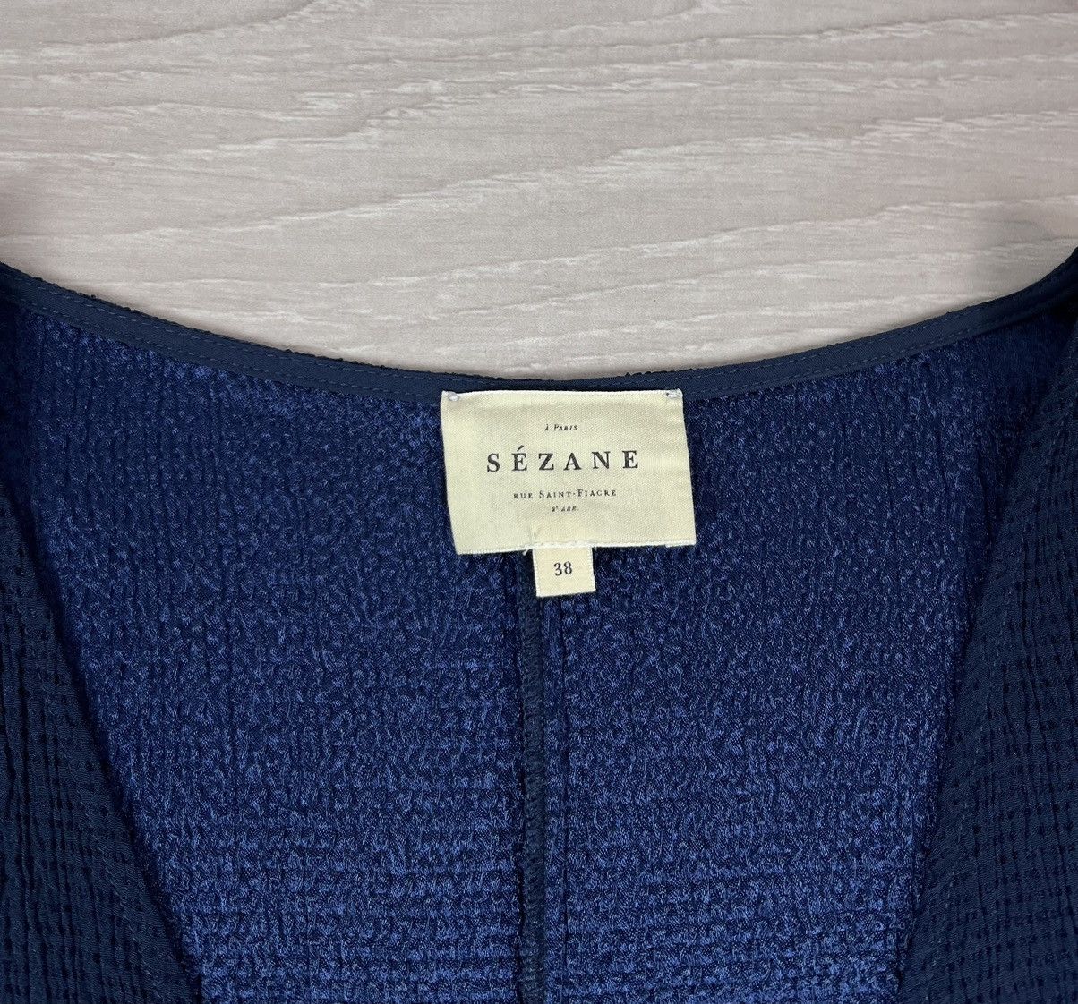 Sezane Sezane Luxury Robe Long Maxi Blue Dress 38 size Size XS / US 0-2 / IT 36-38 - 8 Thumbnail