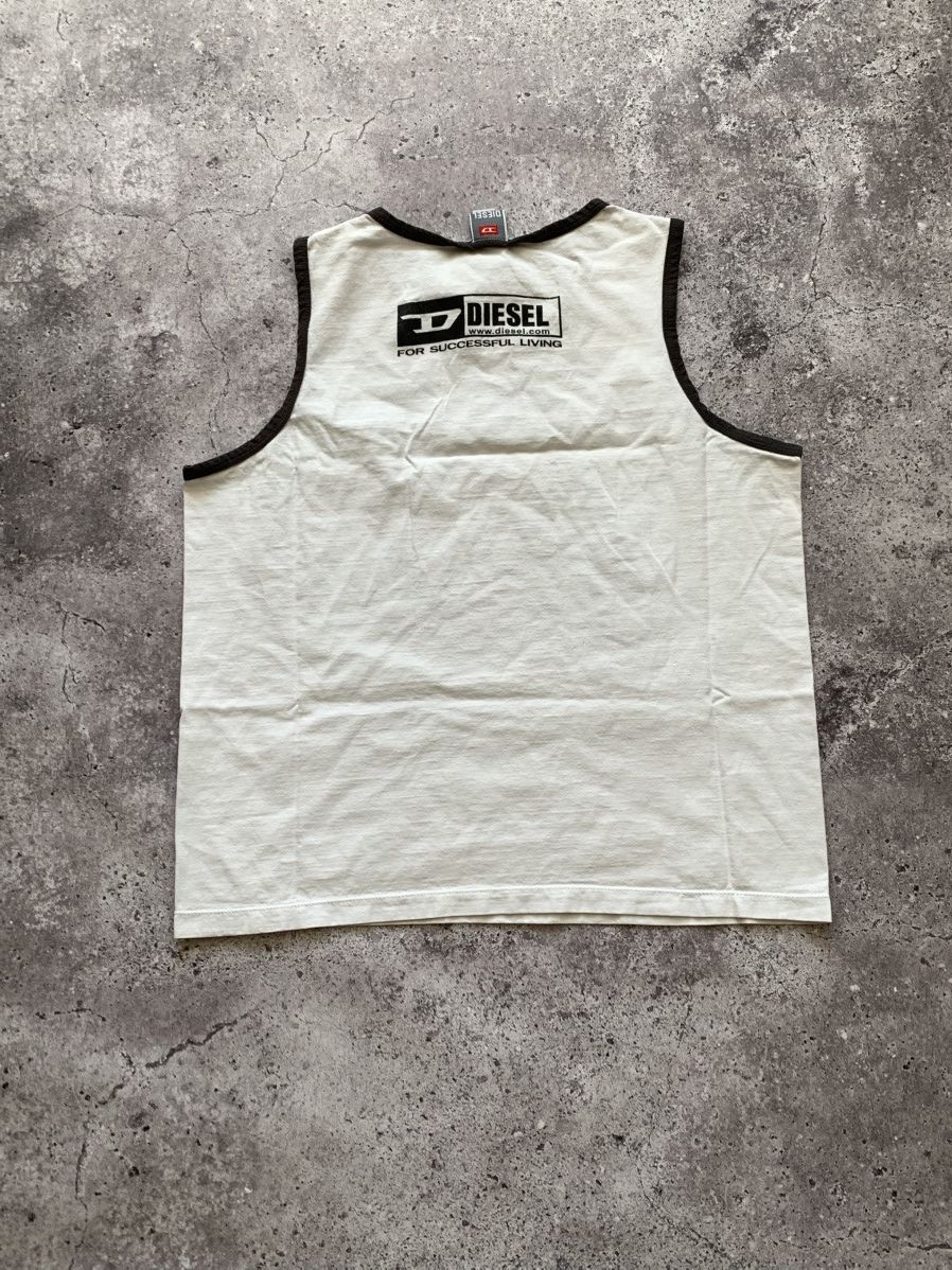 Diesel 🔥VINTAGE DIESEL 90s TANK TOP Size US L / EU 52-54 / 3 - 8 Thumbnail