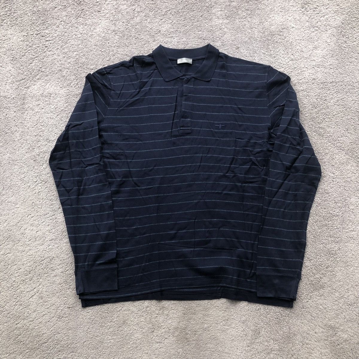 Dior Homme Striped Bee Longsleeve Polo