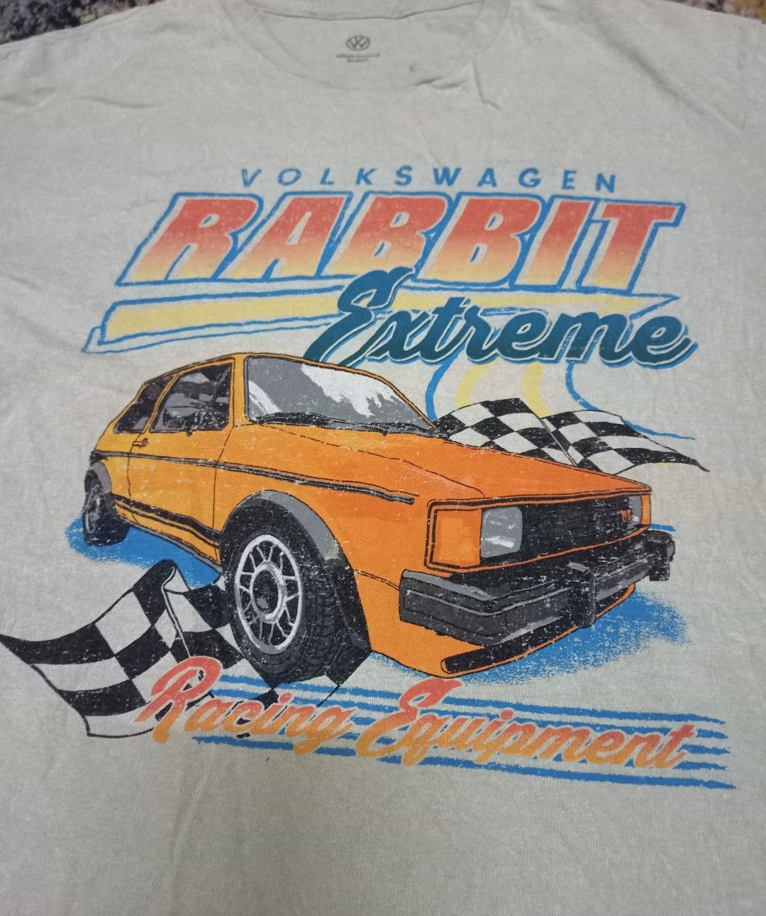 Vintage Volkswagen Rabbit Extreme Racing t shirt Size US M / EU 48-50 / 2 - 2 Thumbnail