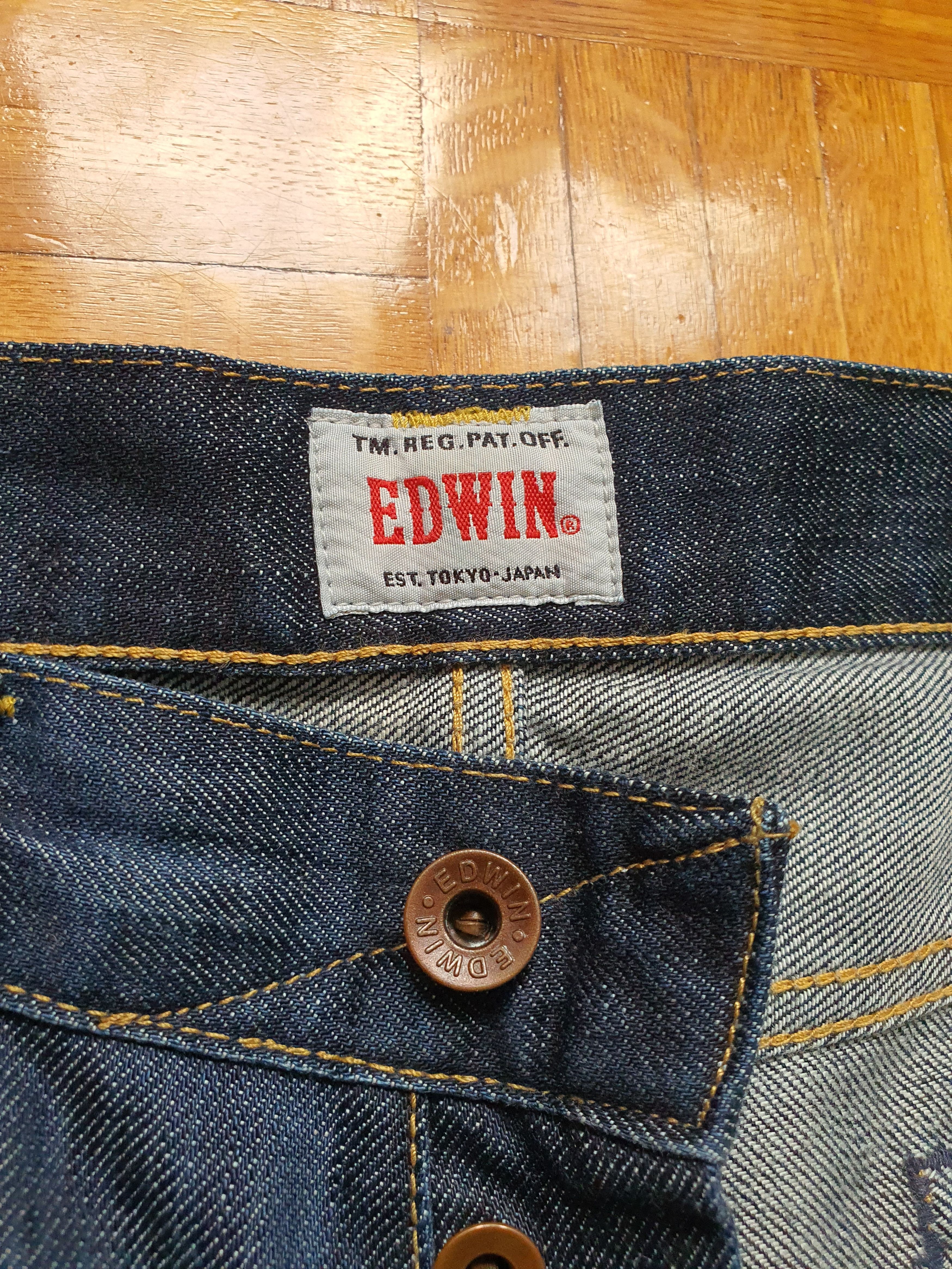 Edwin ED-71 SLIM - Denim Jeans (Regular Slim, Mid Rise) - W31 Size US 31 - 5 Thumbnail