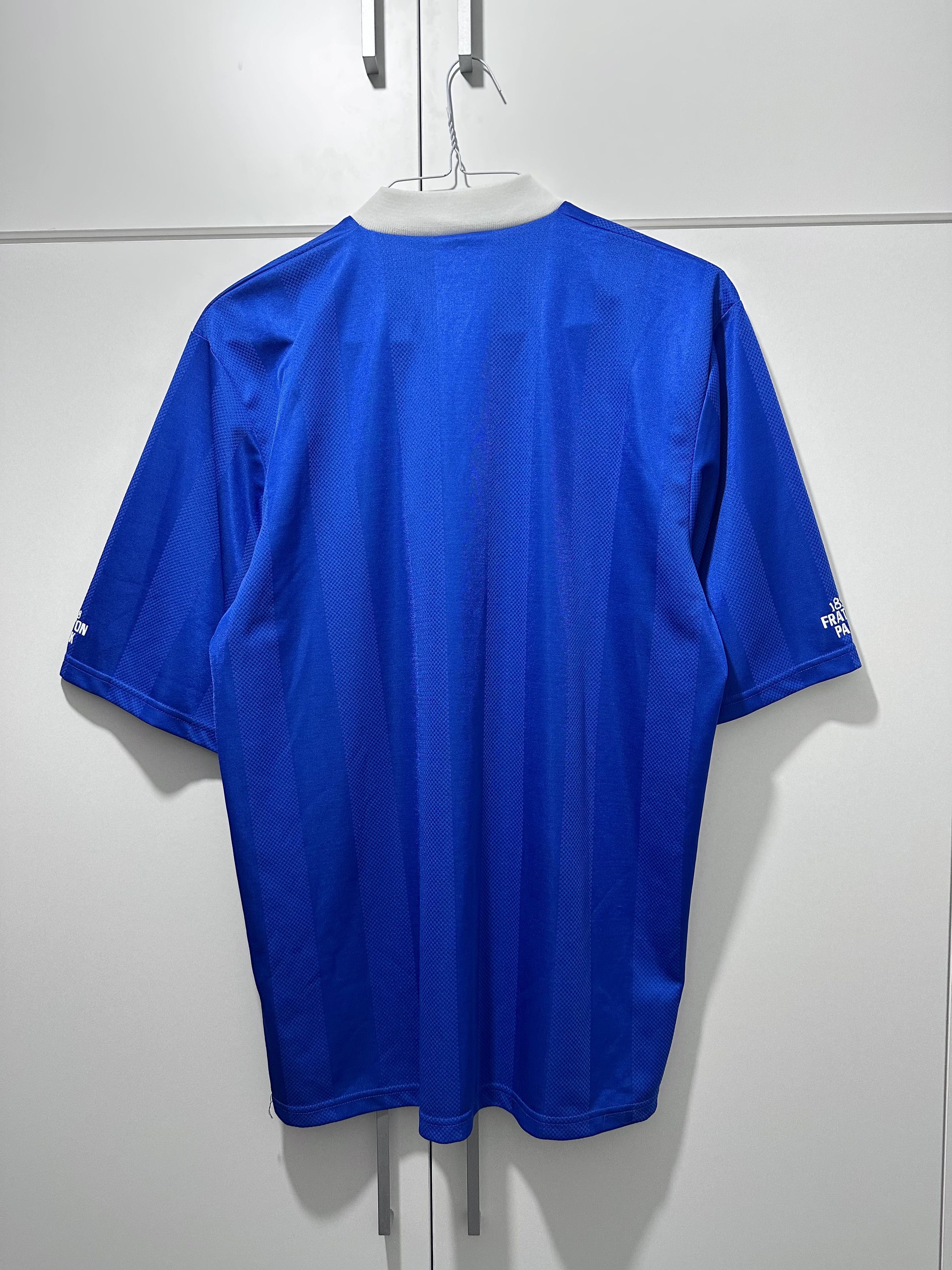 Asics 1995-97 ASICS Portsmouth Home Soccer Shirt (L) Size US L / EU 52-54 / 3 - 5 Thumbnail