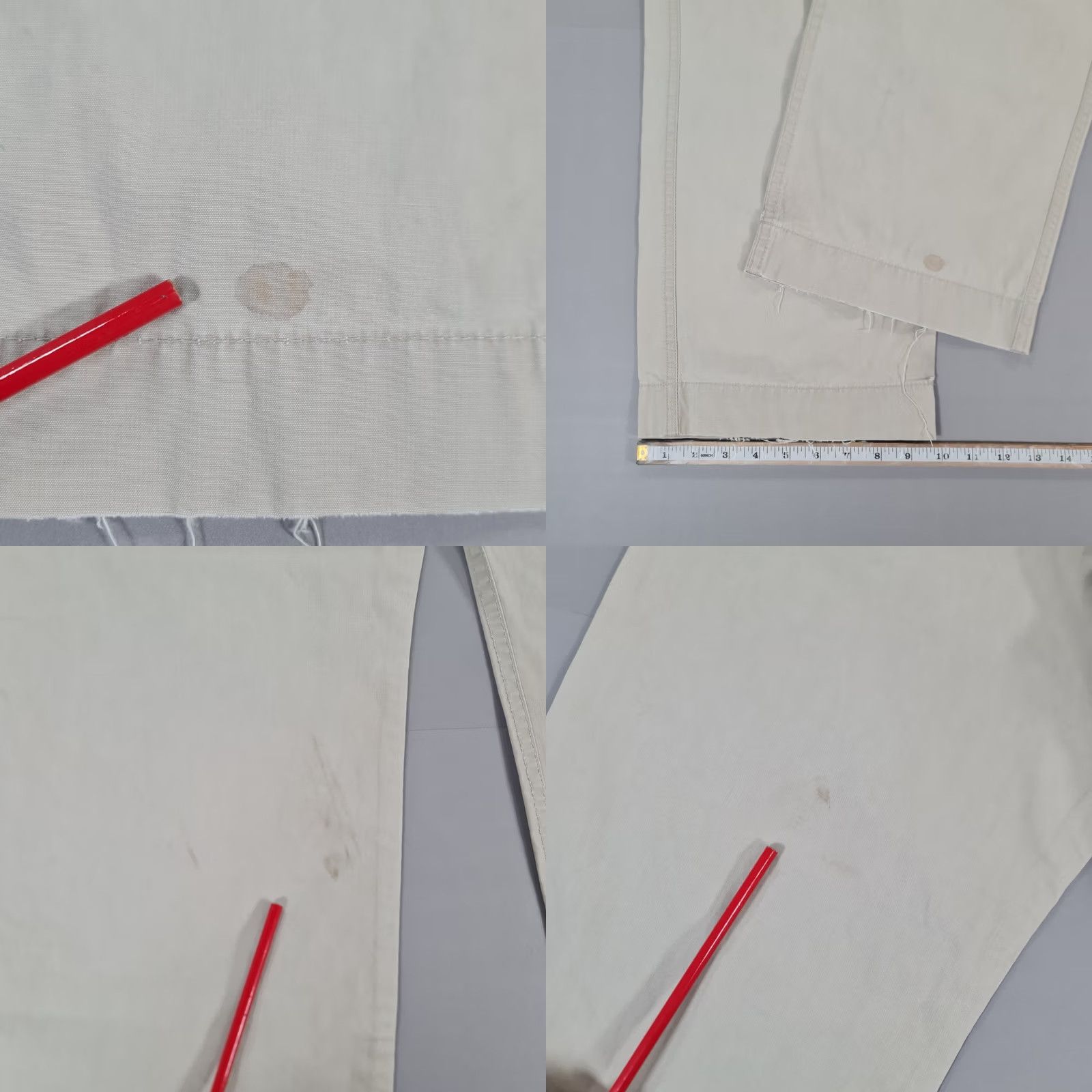 Levi's VINTAGE Levi's Men Chino Trousers Beige W36 L31 Regular Cotton 100% Logo Pockets Workwear Denim Trousers Mens Size US 36 / EU 52 - 8 Thumbnail