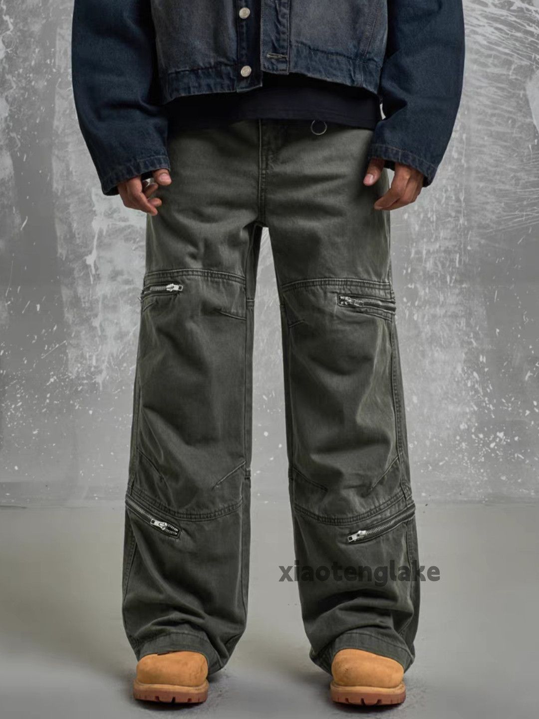 Designer × Vintage utility military loose baggy workwear hiphop cargo pants Size US 33 - 1 Thumbnail