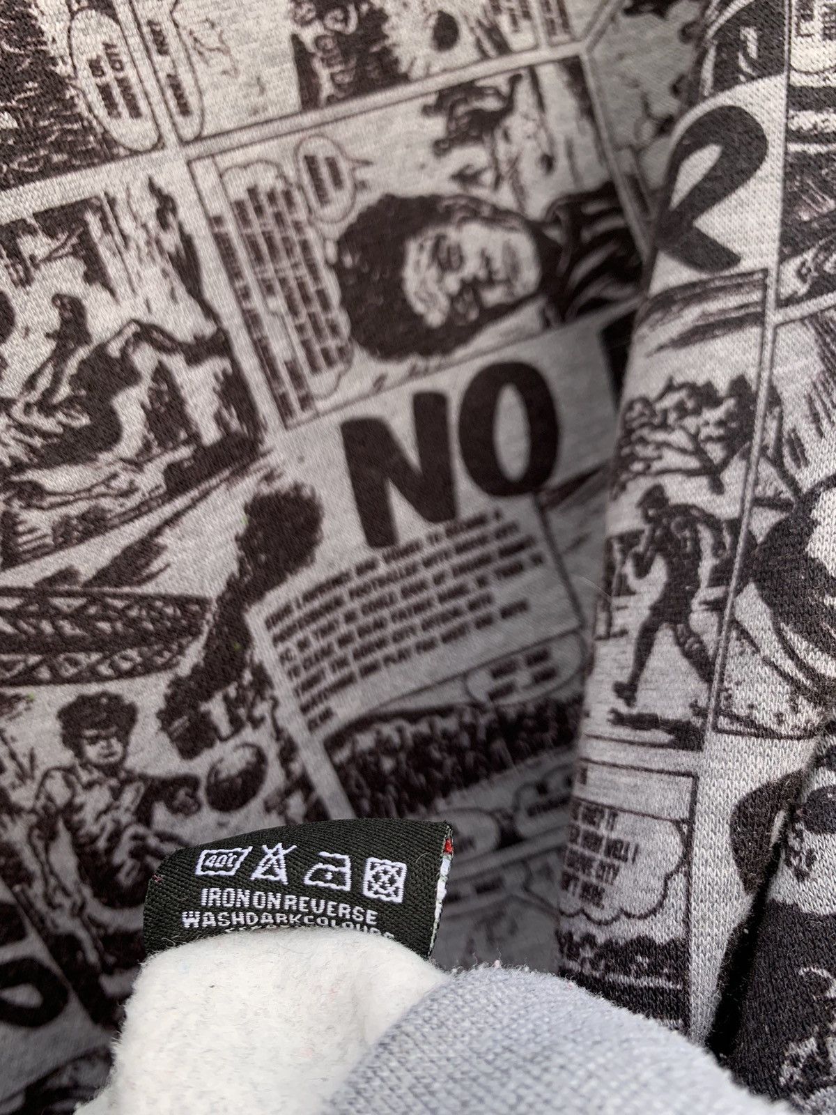 No Fear No Fear Vintage Printed Hoodie Comics Affliction style Y2k Size US XL / EU 56 / 4 - 5 Thumbnail