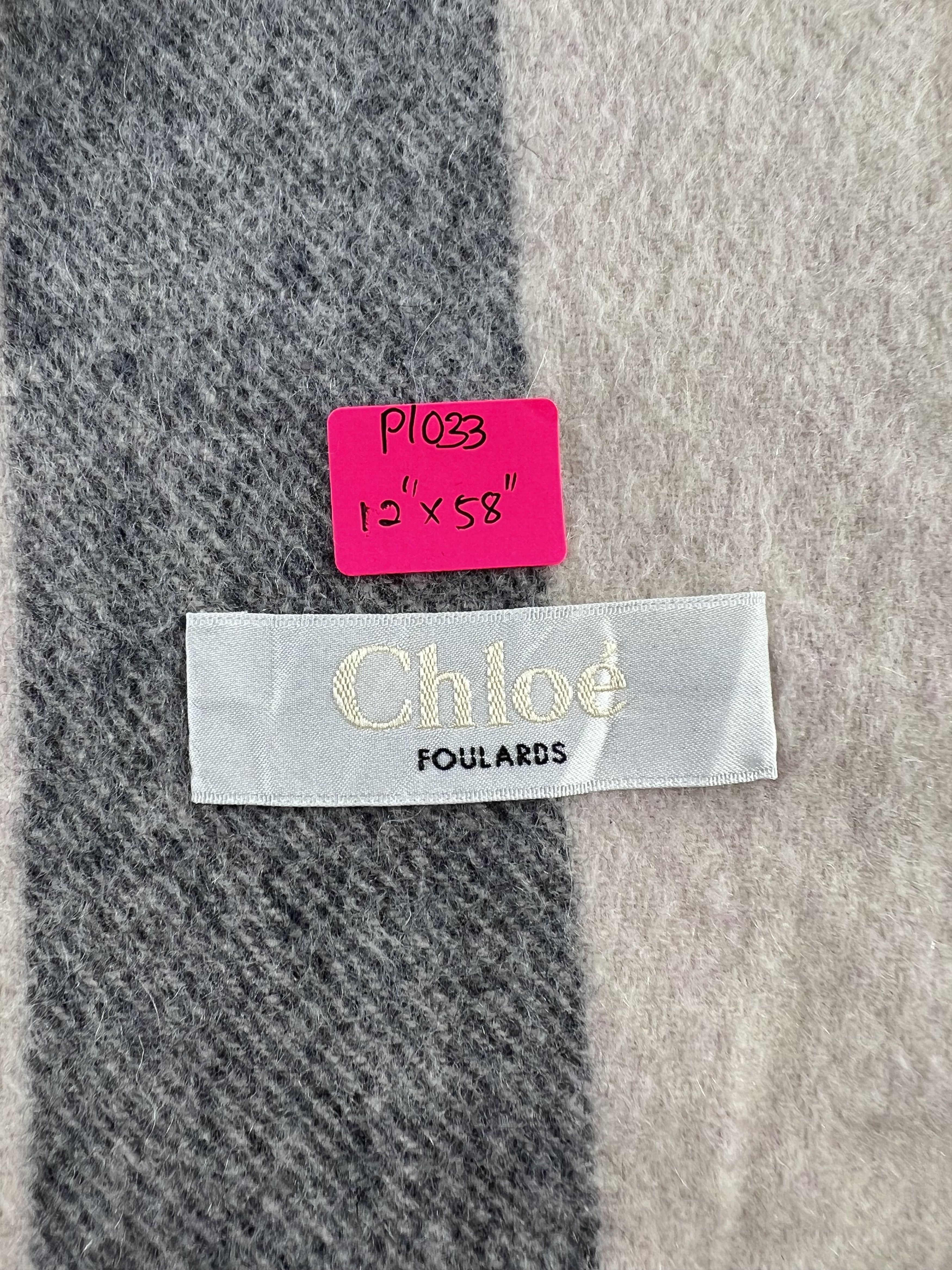 Chloe Chloe Cashmere Scarf / Muffler / Neckwear P1033 Size ONE SIZE - 5 Thumbnail