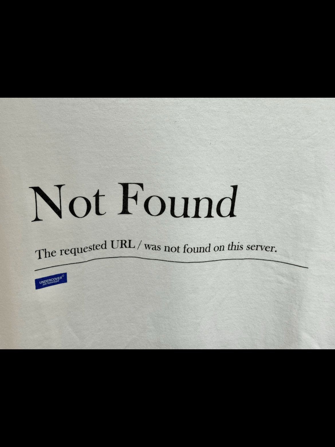 Undercover Undercover Not Found L/S Tee-2508 Size US L / EU 52-54 / 3 - 4 Thumbnail