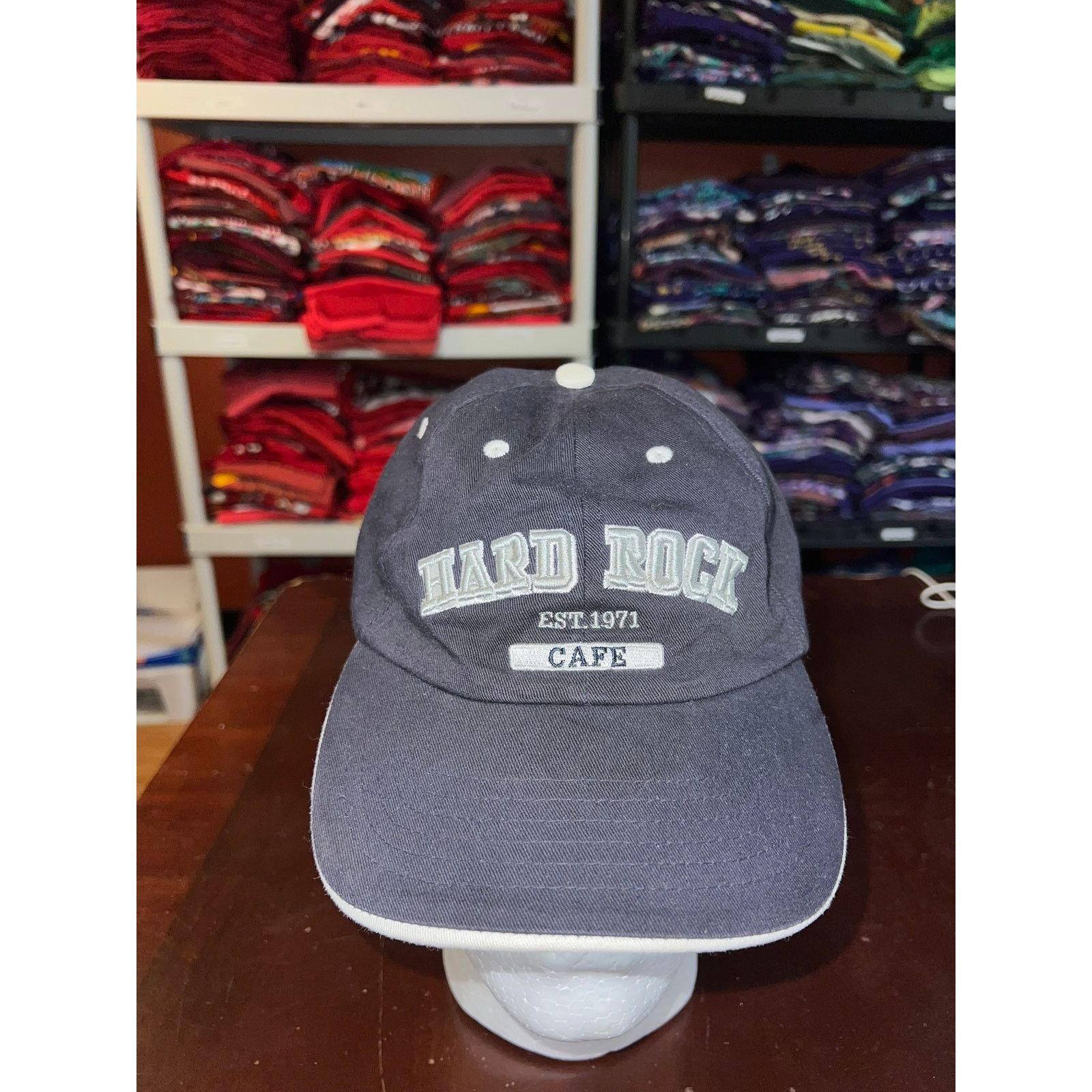 Hard Rock Cafe Hard Rock Cafe Hat Nassau Bahamas Blue Cap Headwear Size ONE SIZE - 1 Thumbnail