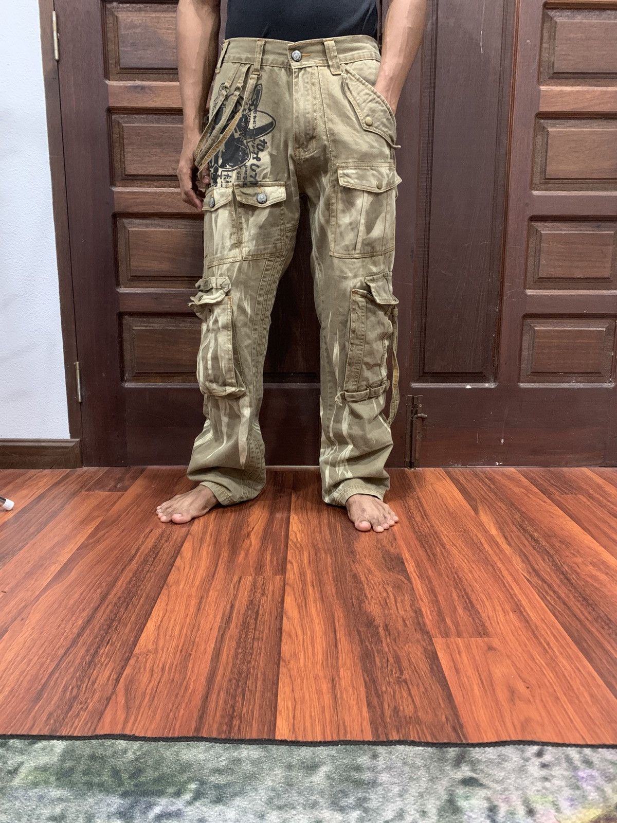 Japanese Brand Multipocket Techno Cargo Pants Size US 32 / EU 48 - 13 Thumbnail