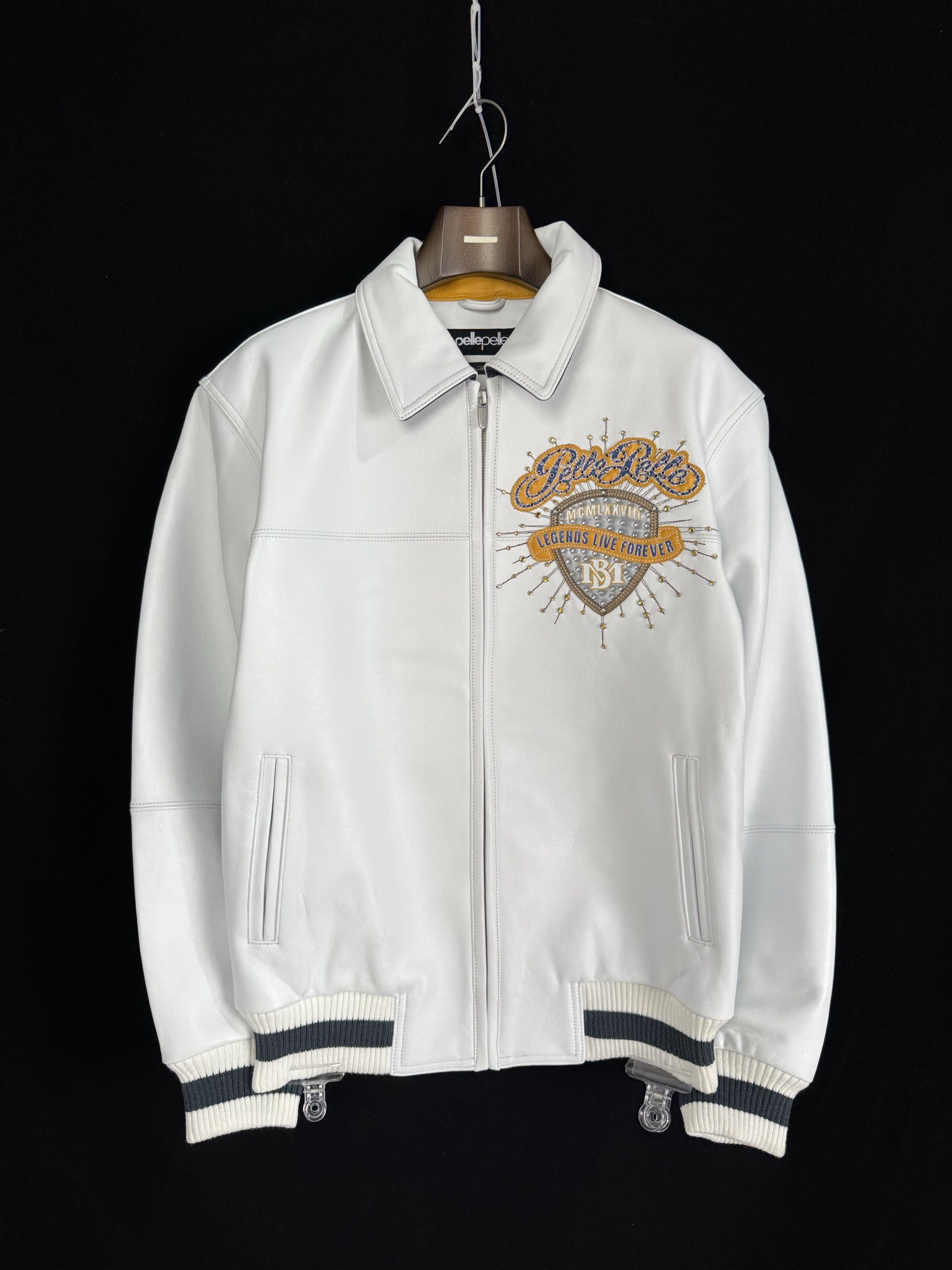 Pelle Pelle NEW WITH TAG* 'LEGENDS LIVE FOREVER' LEATHER JACKET Size US L / EU 52-54 / 3 - 9 Thumbnail