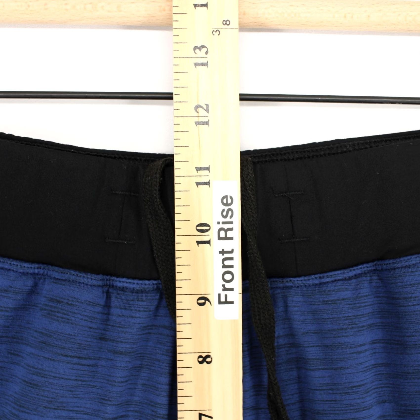 Born Born Primitive Training Shorts Mens S Blue Heather Drawstring Elastic Waist Size US 29 - 4 Thumbnail