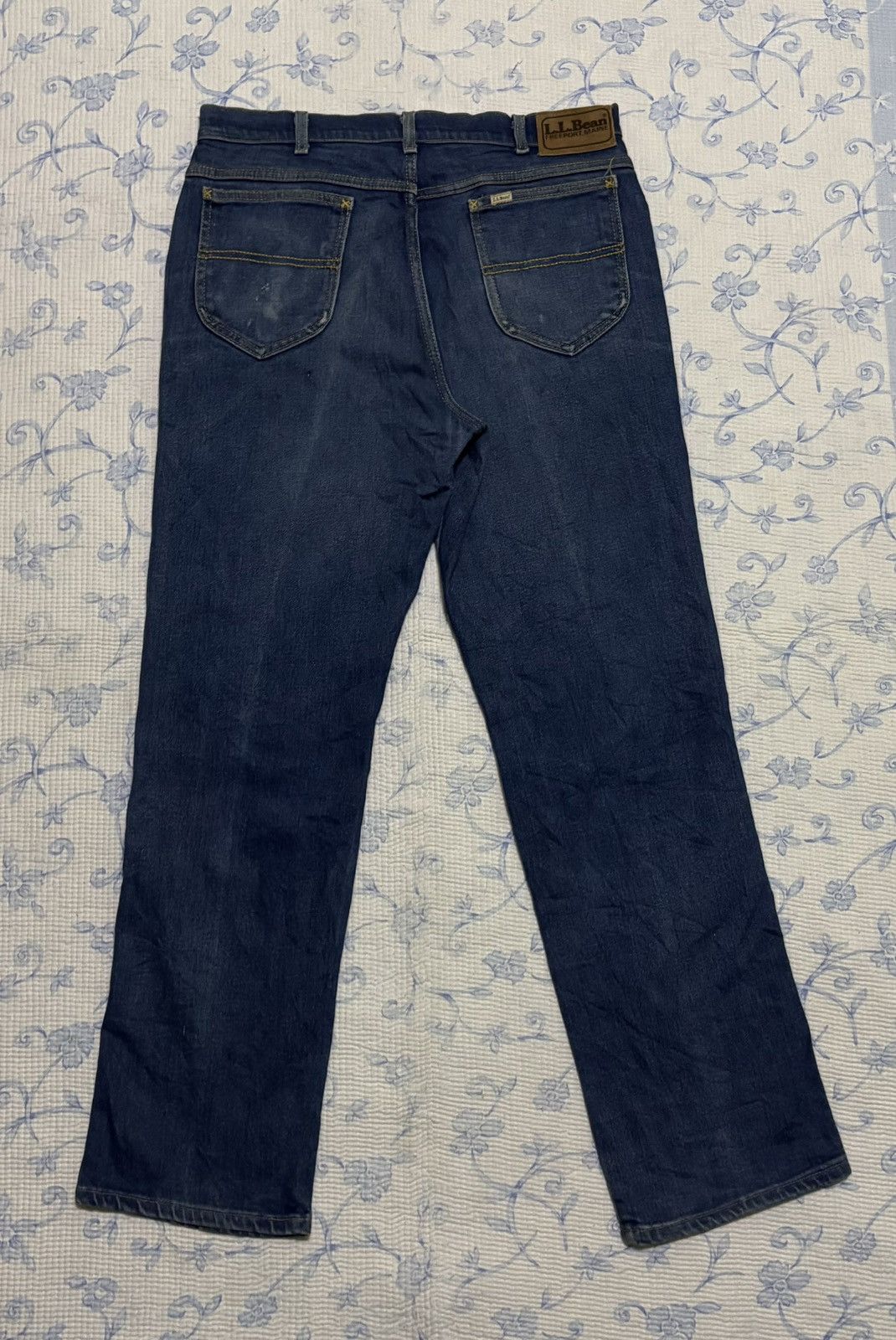 L.L. Bean L.L.Bean Straight Cut Streetwear Denim Size US 34 / EU 50 - 8 Thumbnail