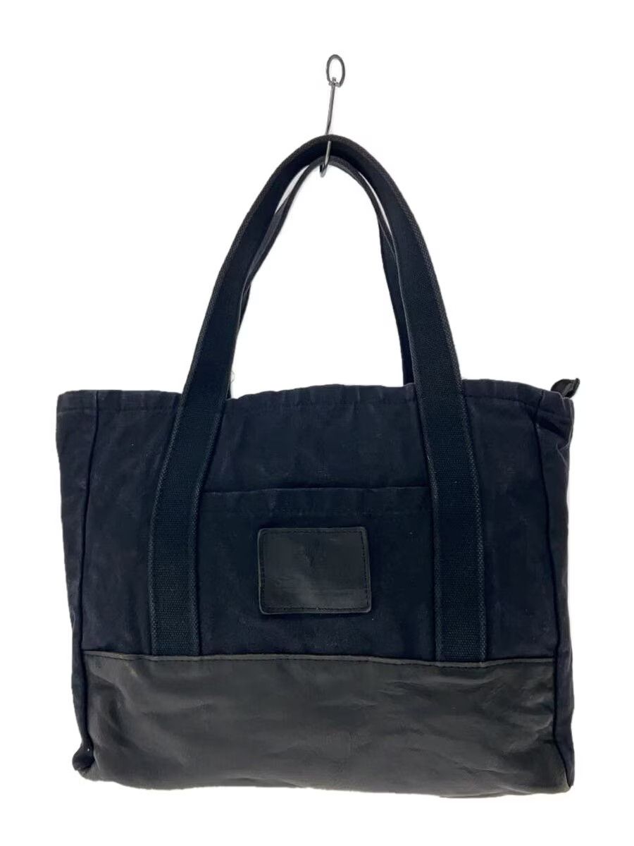Comme Des Garcons x Junya Watanabe Leather Patch Tote Bag in Blue, Men's