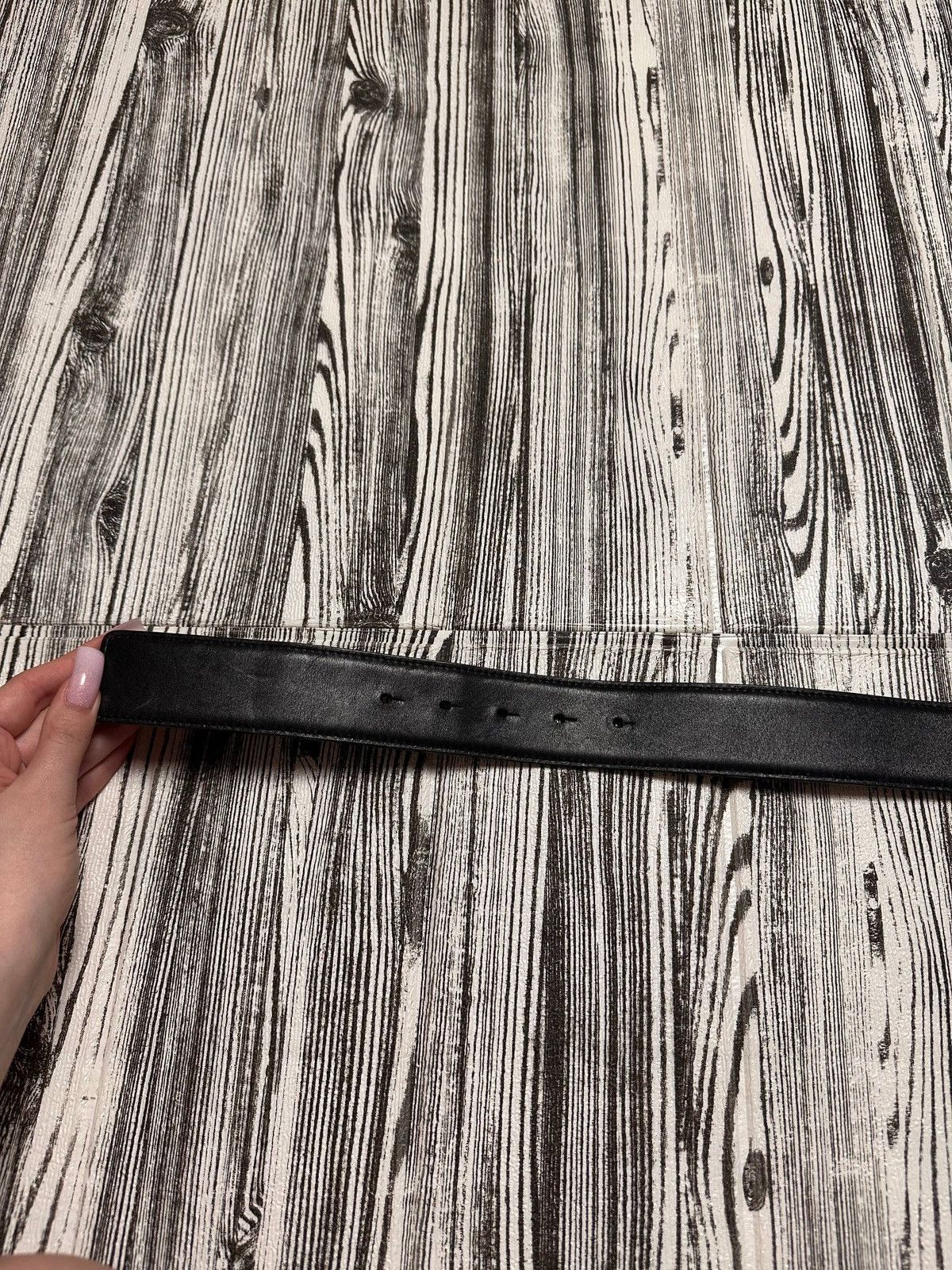 Versace Rare Versace Black Classic Leather Belt Gold Medusa Buckle Size ONE SIZE - 13 Thumbnail