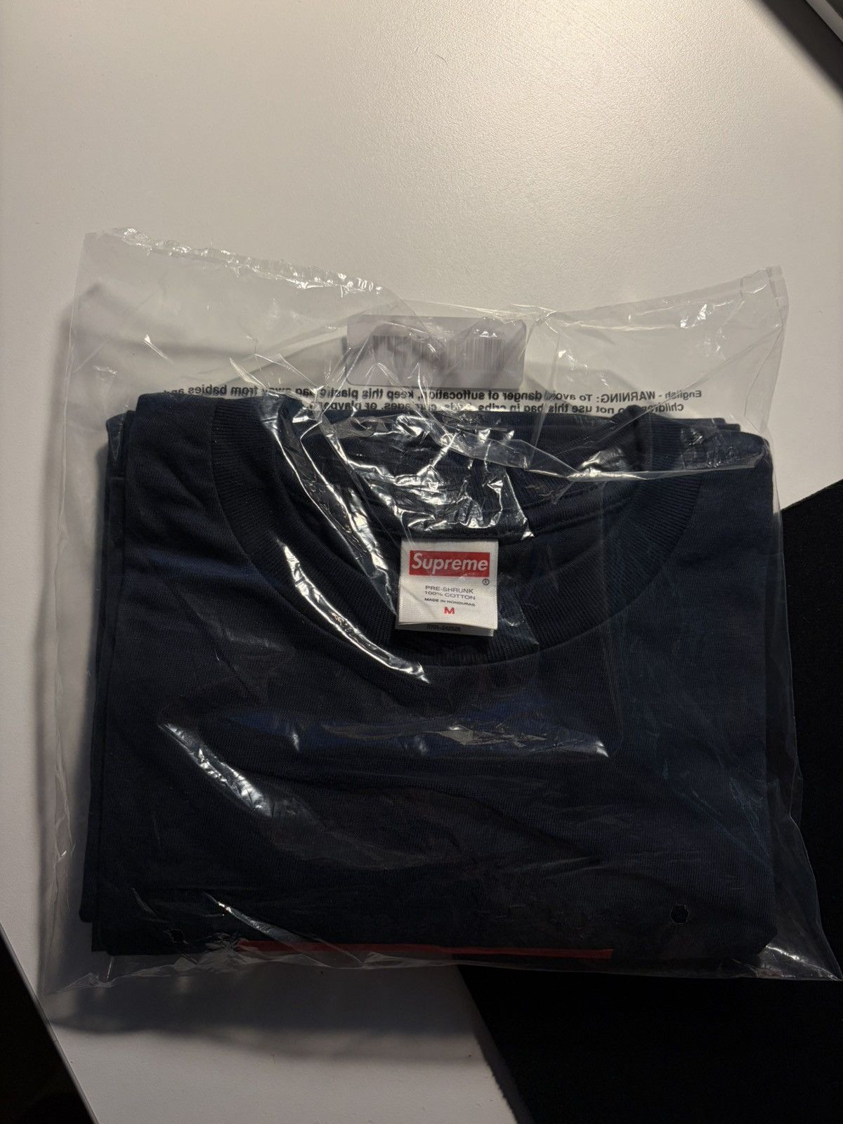 Supreme Supreme “arab box logo tee” navy Size US M / EU 48-50 / 2 - 3 Thumbnail