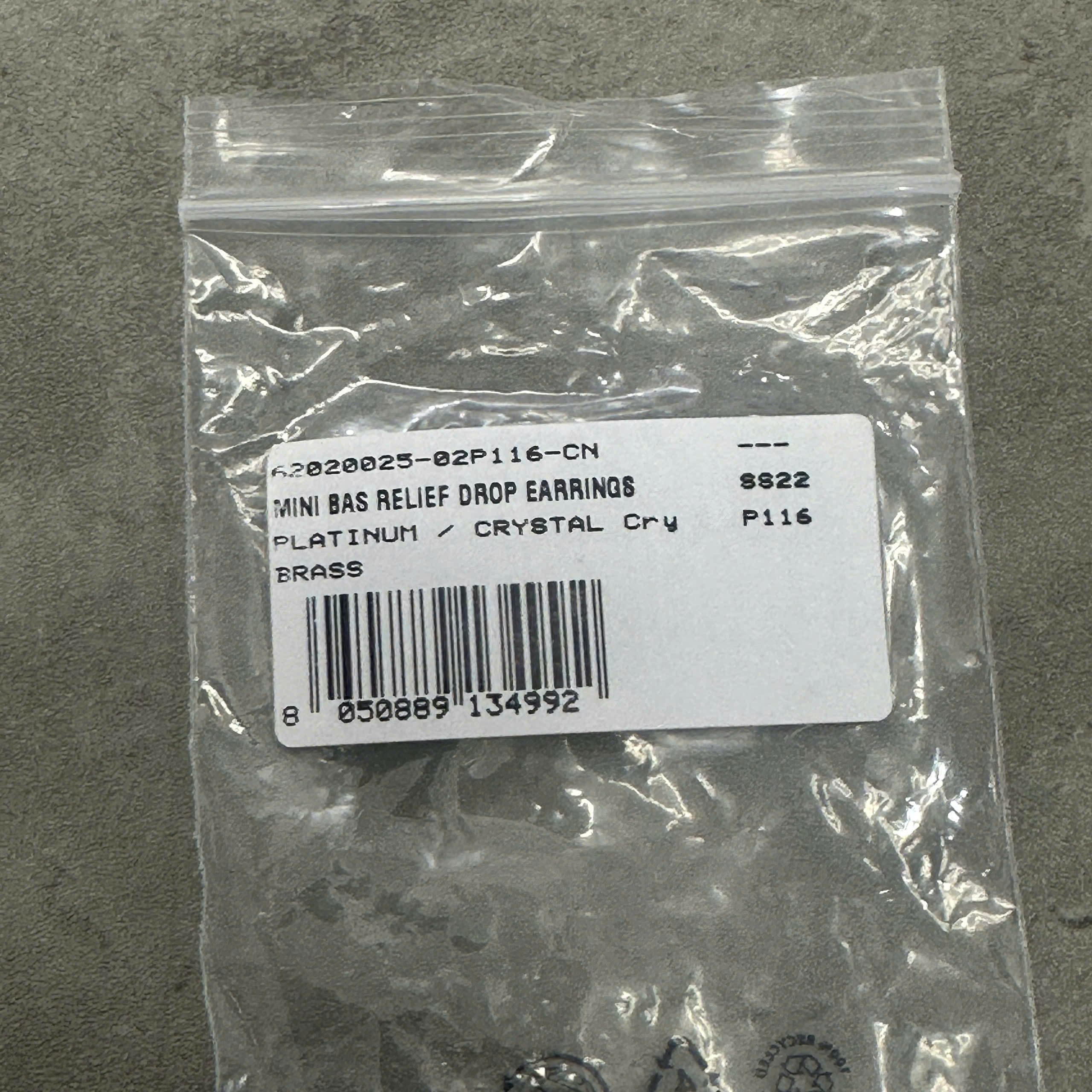 Vivienne Westwood VIVIENNE WESTWOOD Mini Bas Relief Drop Earrings Size ONE SIZE - 3 Thumbnail