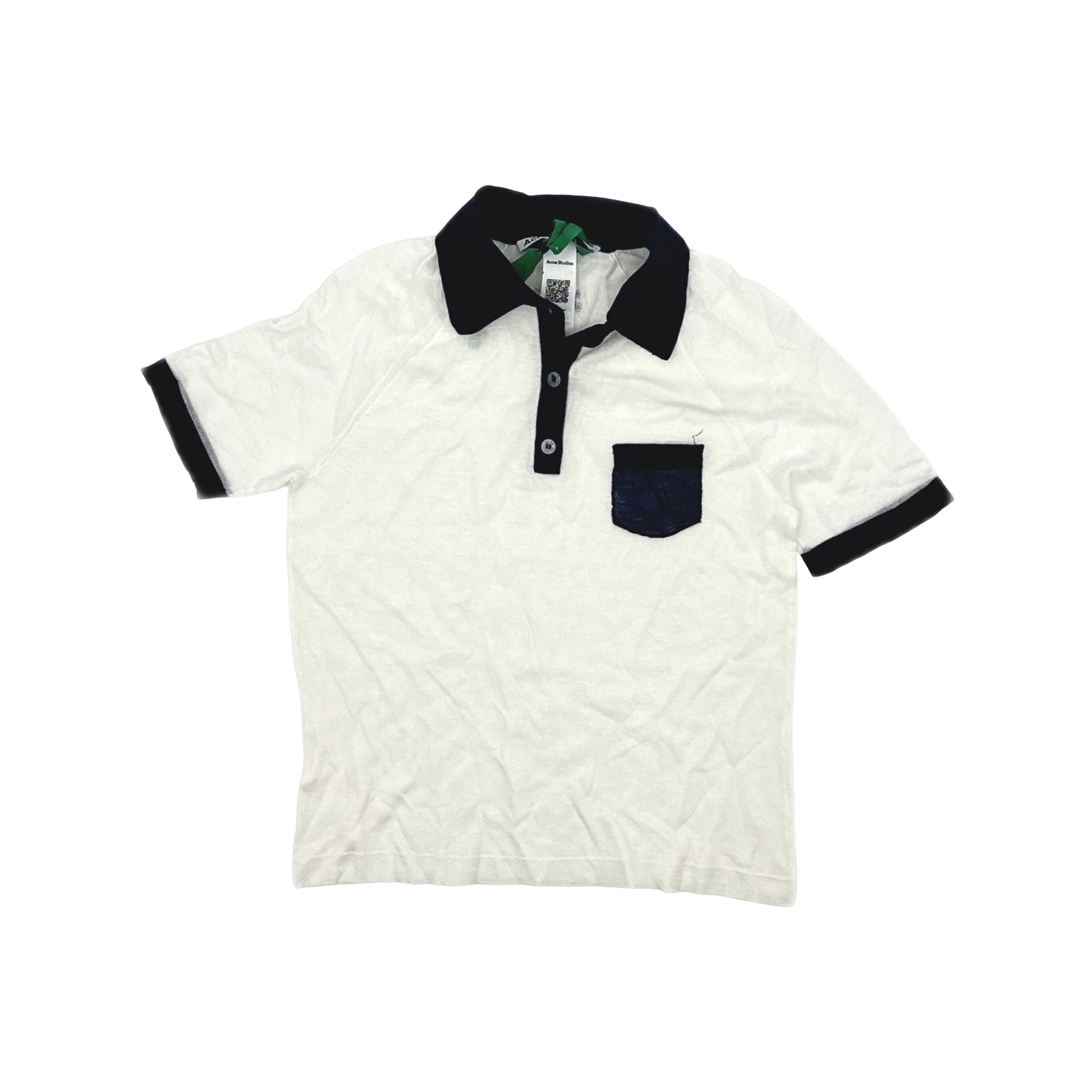 Acne Studios Acne Studios Contrast Trim Polo Shirt Size S Size S / US 4 / IT 40 - 1 Thumbnail