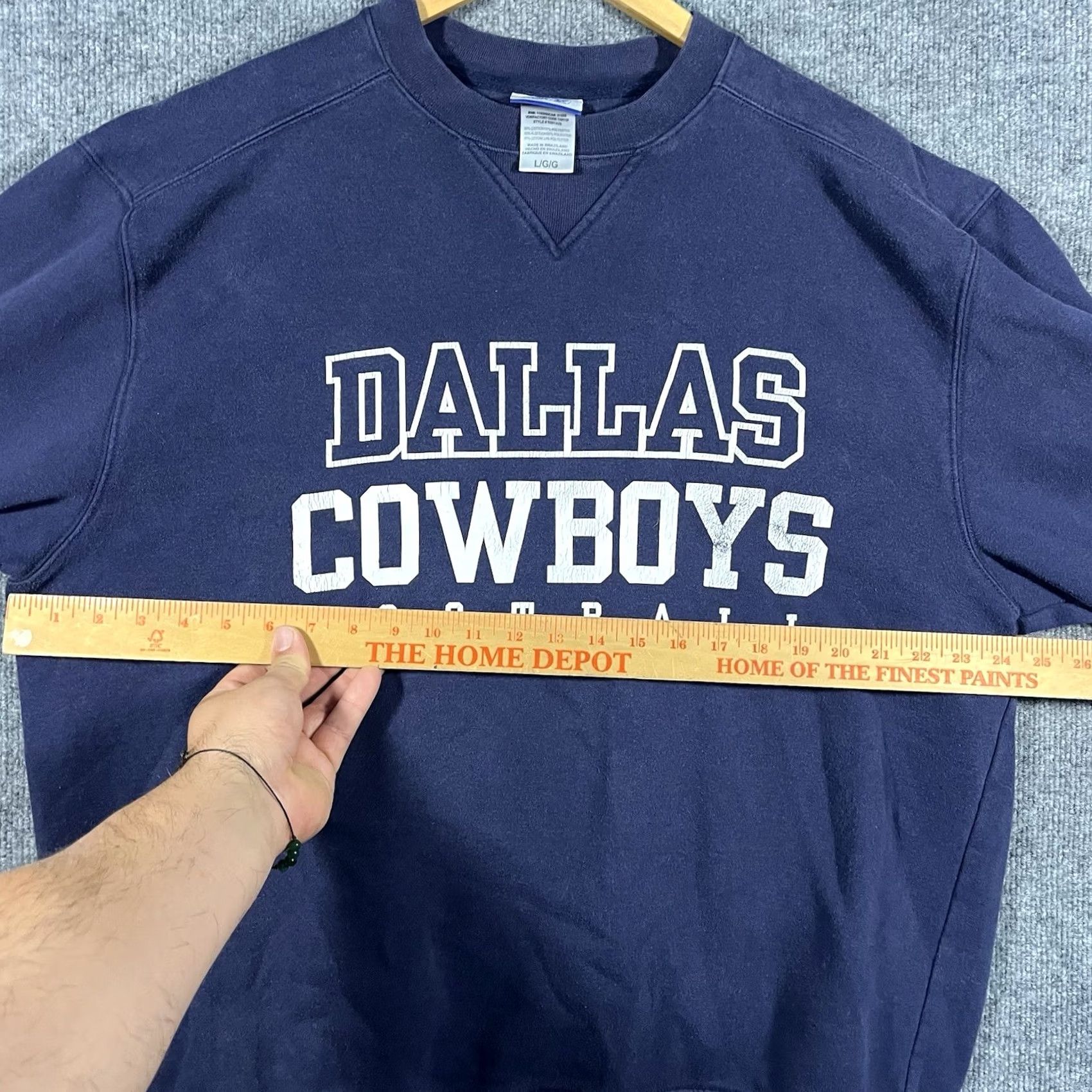 Reebok VINTAGE Dallas Cowboys Football Reebok NFL Blue Mens Crewneck Sweatshirt L Size US L / EU 52-54 / 3 - 4 Thumbnail