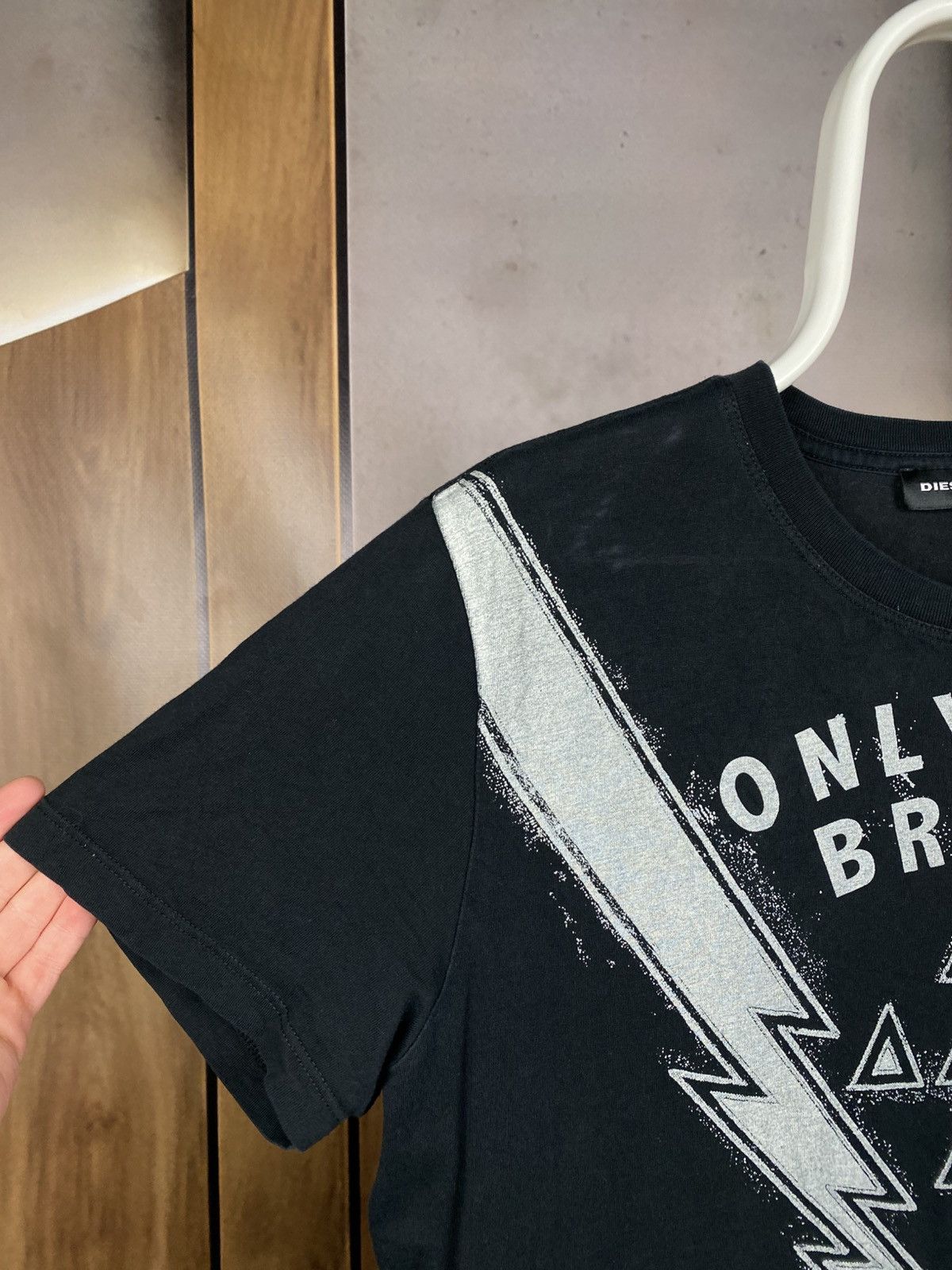 Diesel 🕊️T-Shirt Diesel Only The Brave Big Star Logo VTG Tee🕊️ Size US L / EU 52-54 / 3 - 3 Thumbnail