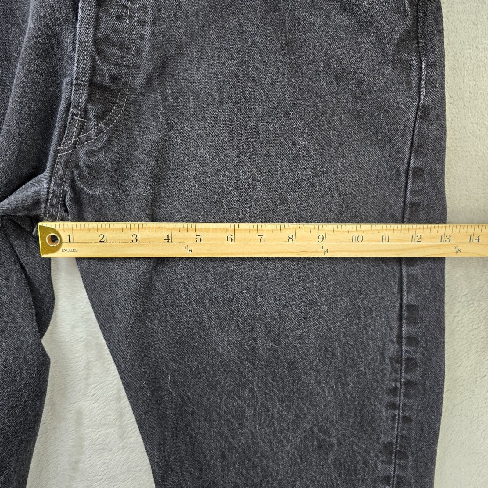 Levi's Vintage Levis 501 Jeans Mens 38x34 (Fits 36x32) Black Y2K Size US 36 / EU 52 - 15 Thumbnail