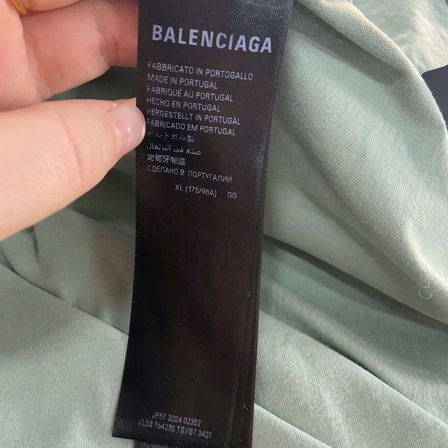 Balenciaga Balenciaga Chest Embroidery Short-Sleeve Size US XL / EU 56 / 4 - 5 Thumbnail