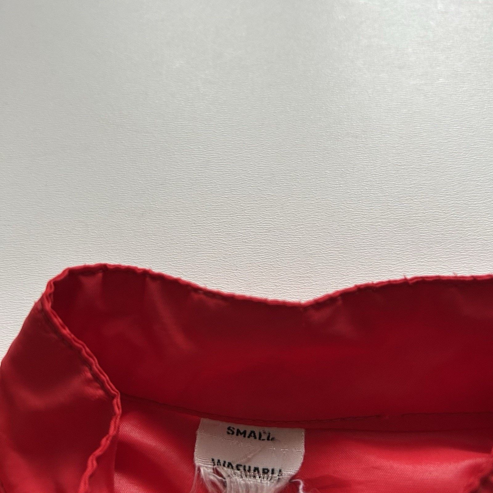 Vintage Vintage 70s Nylon Windbreaker Jacket Small Red Racing Stripe Size US S / EU 44-46 / 1 - 6 Thumbnail