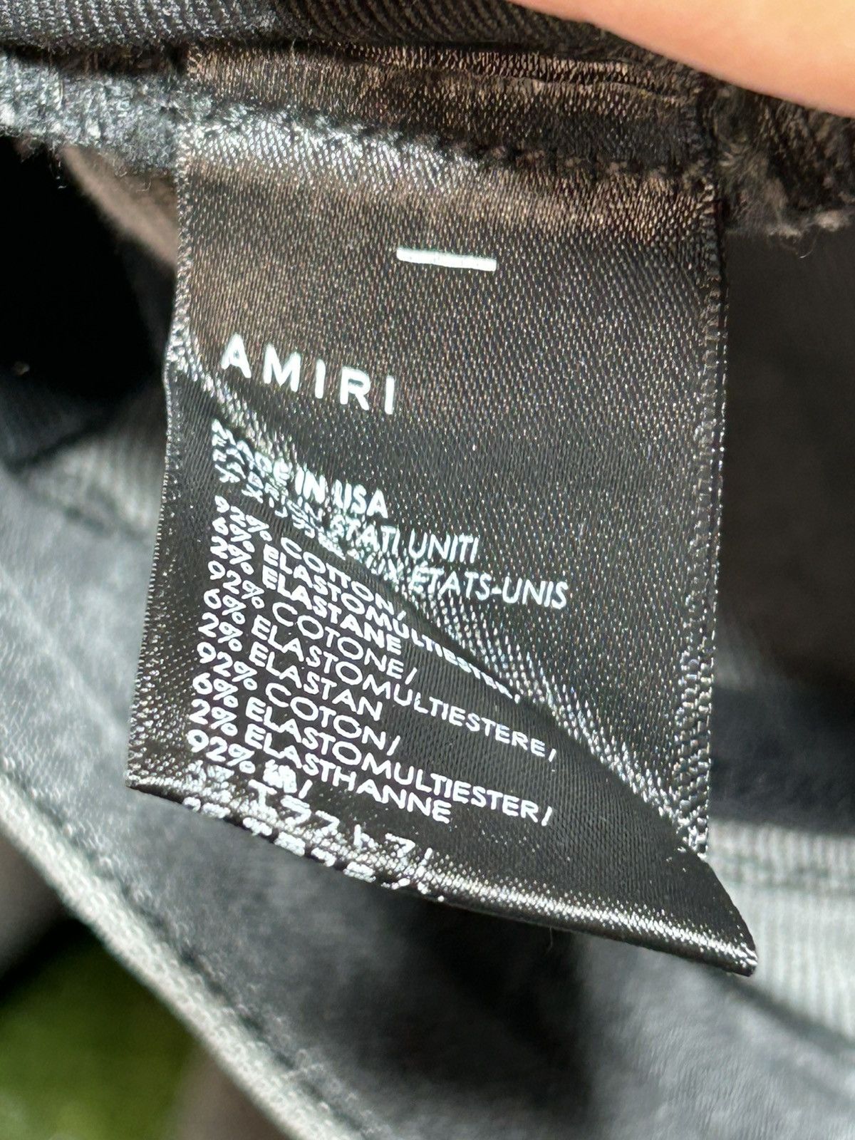 Amiri Amiri jeans grey stripe Size US 31 - 10 Thumbnail