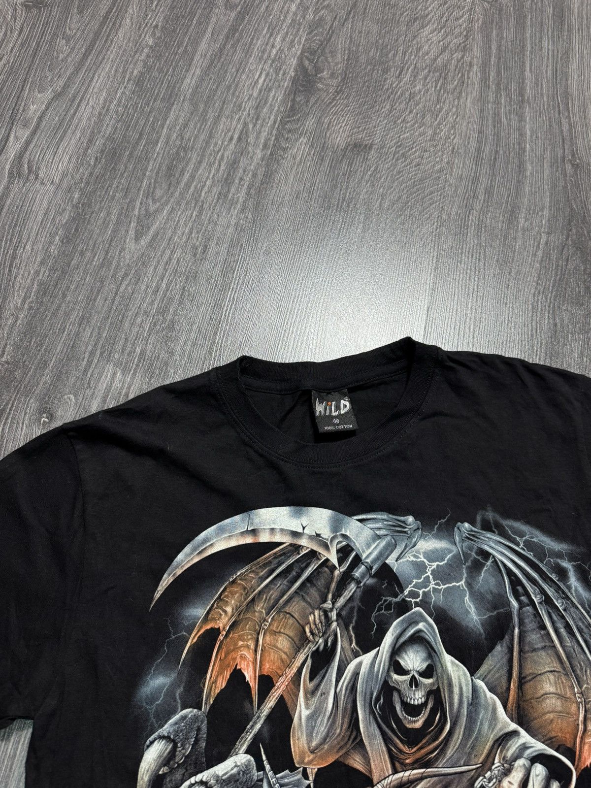 Japanese Brand × Vintage Y2K Vintage Wild Skull and Dragon Biker T-shirt Size US M / EU 48-50 / 2 - 3 Thumbnail